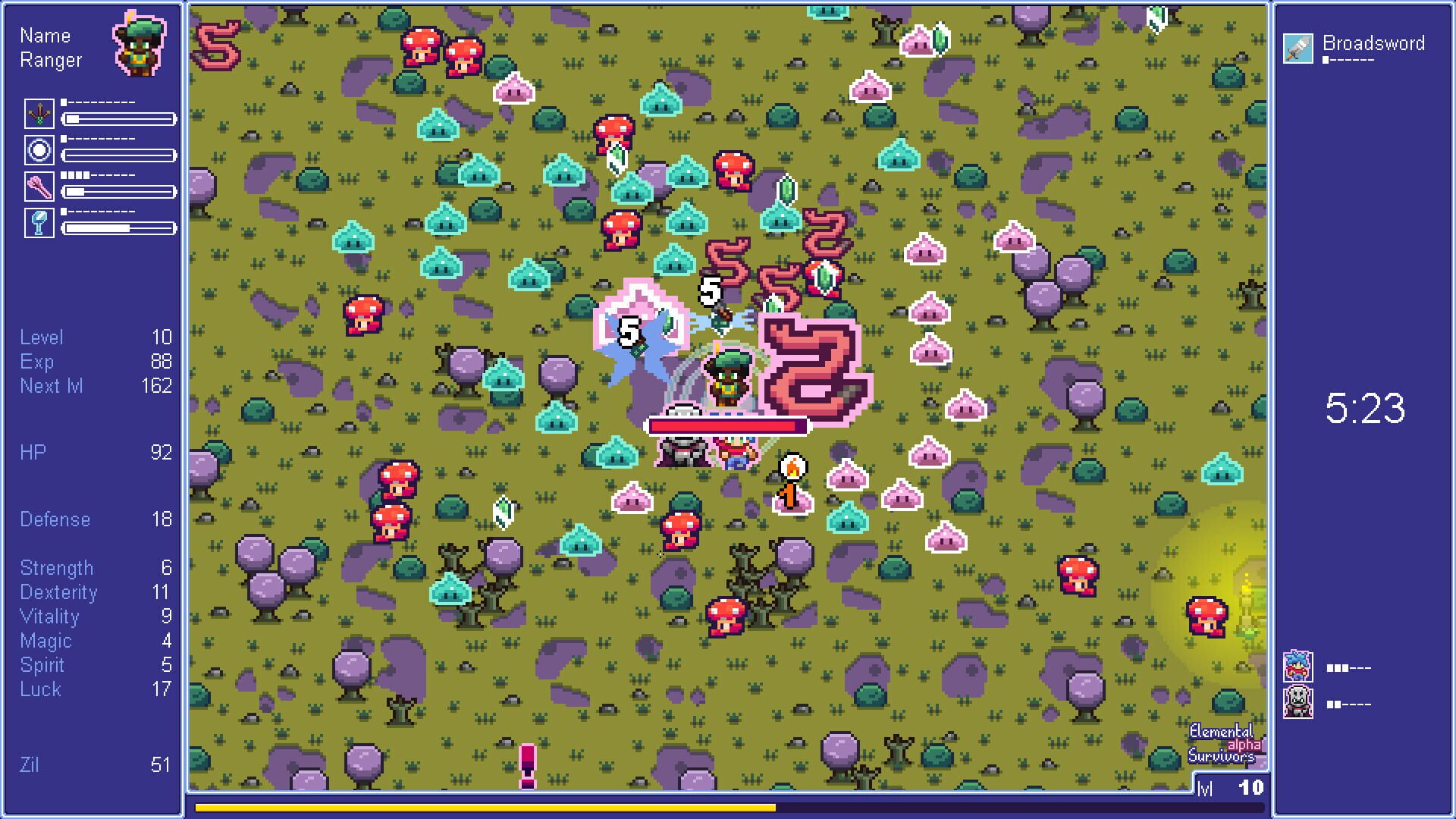 Screenshot for Elemental Survivors