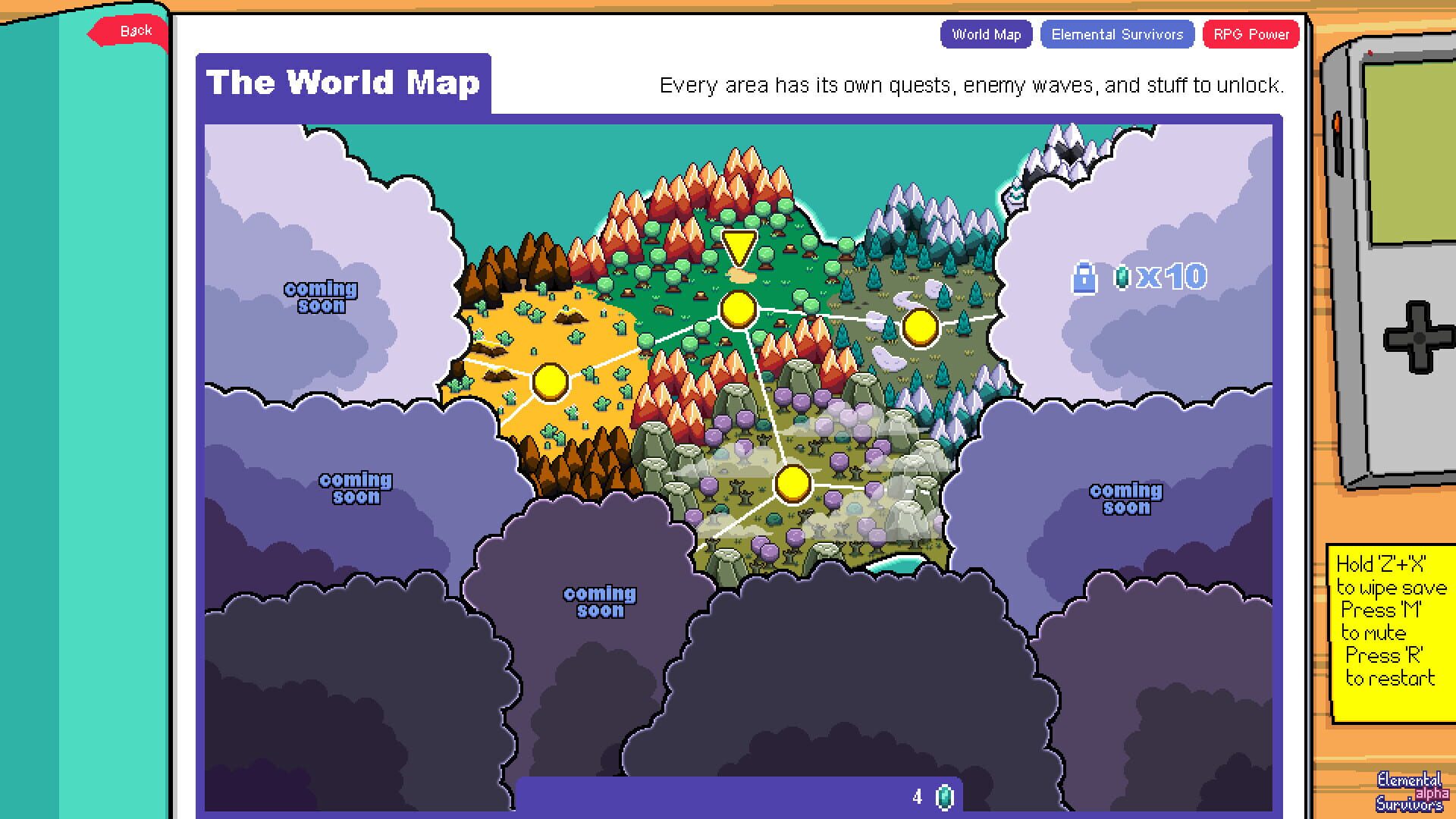 Screenshot for Elemental Survivors