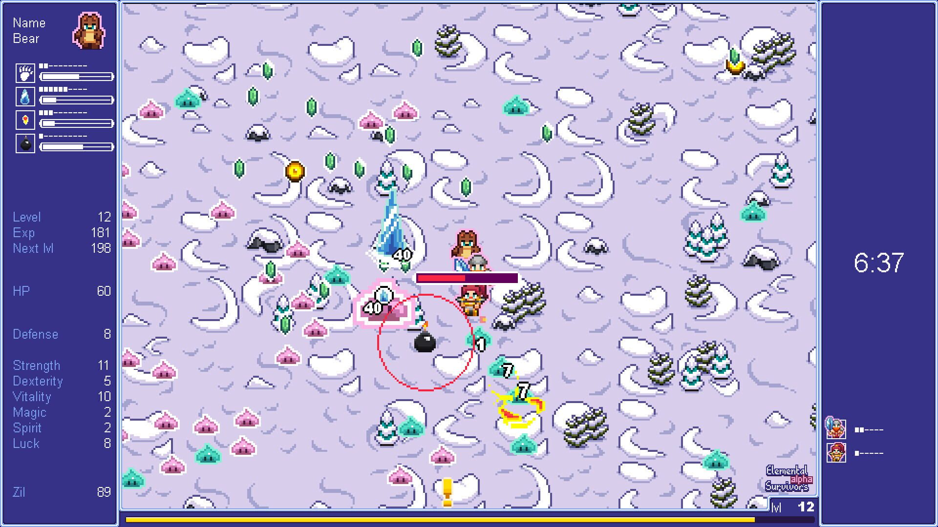 Screenshot for Elemental Survivors