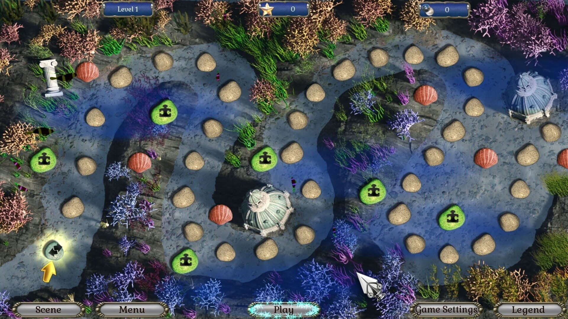 Screenshot for Jewel Match Aquascapes: Collector's Edition