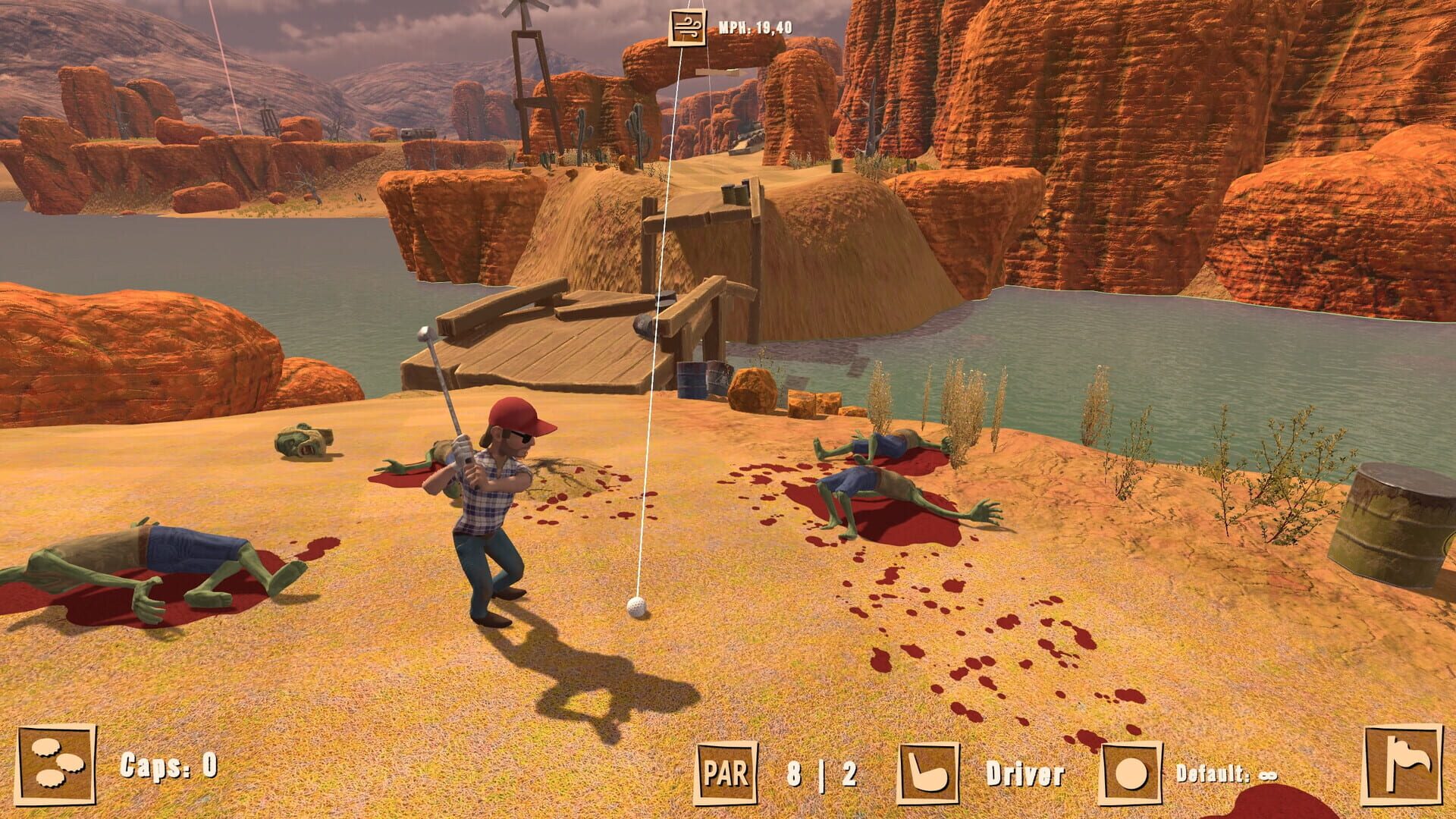 Screenshot for Golf vs. Zombies