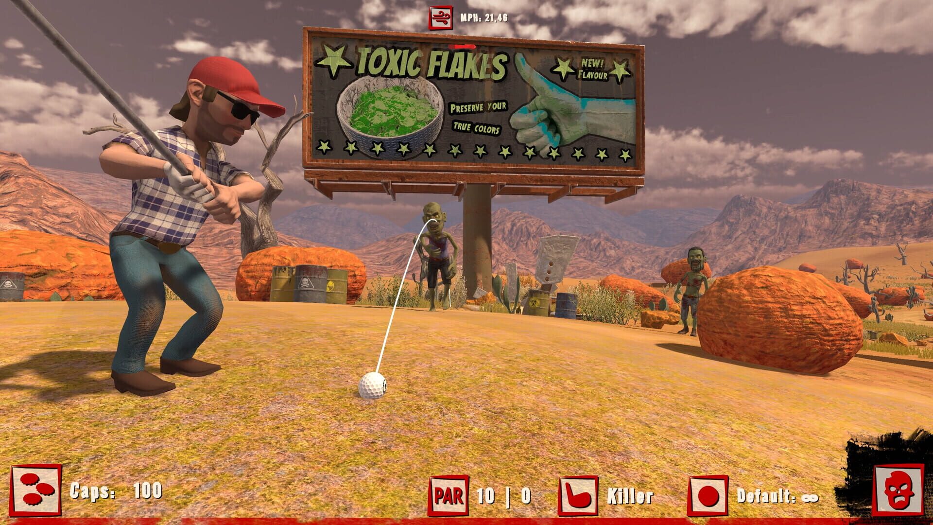 Screenshot for Golf vs. Zombies