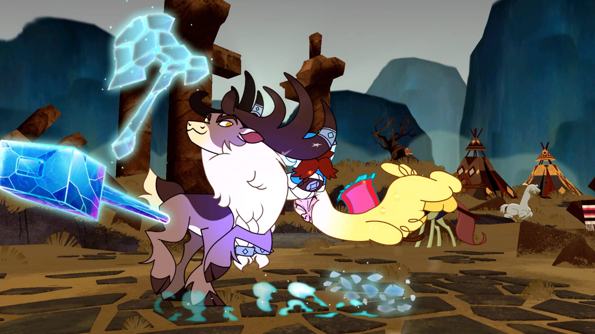 Screenshot for Them's Fightin' Herds: Stronghoof