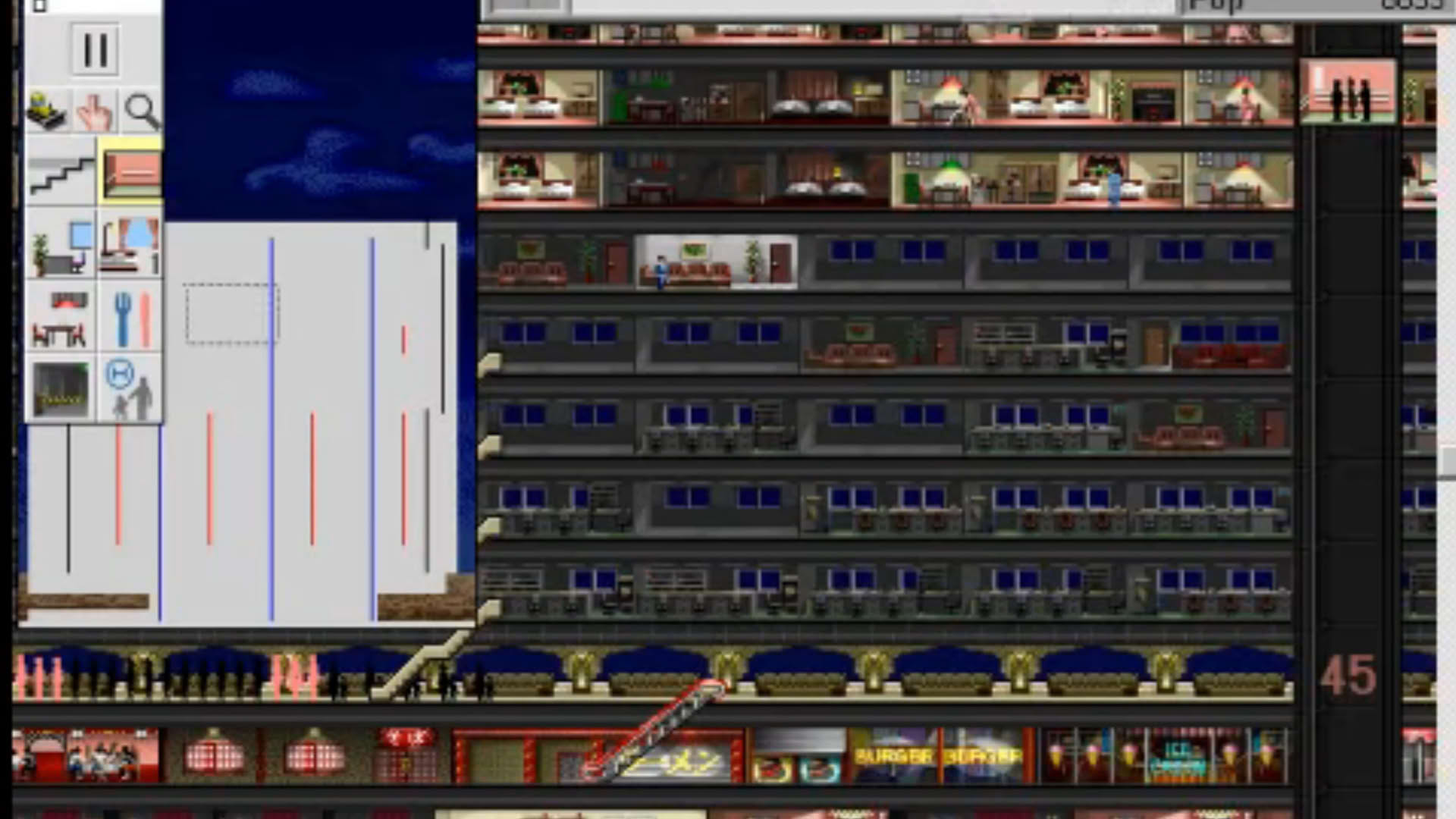 Screenshot for SimTower