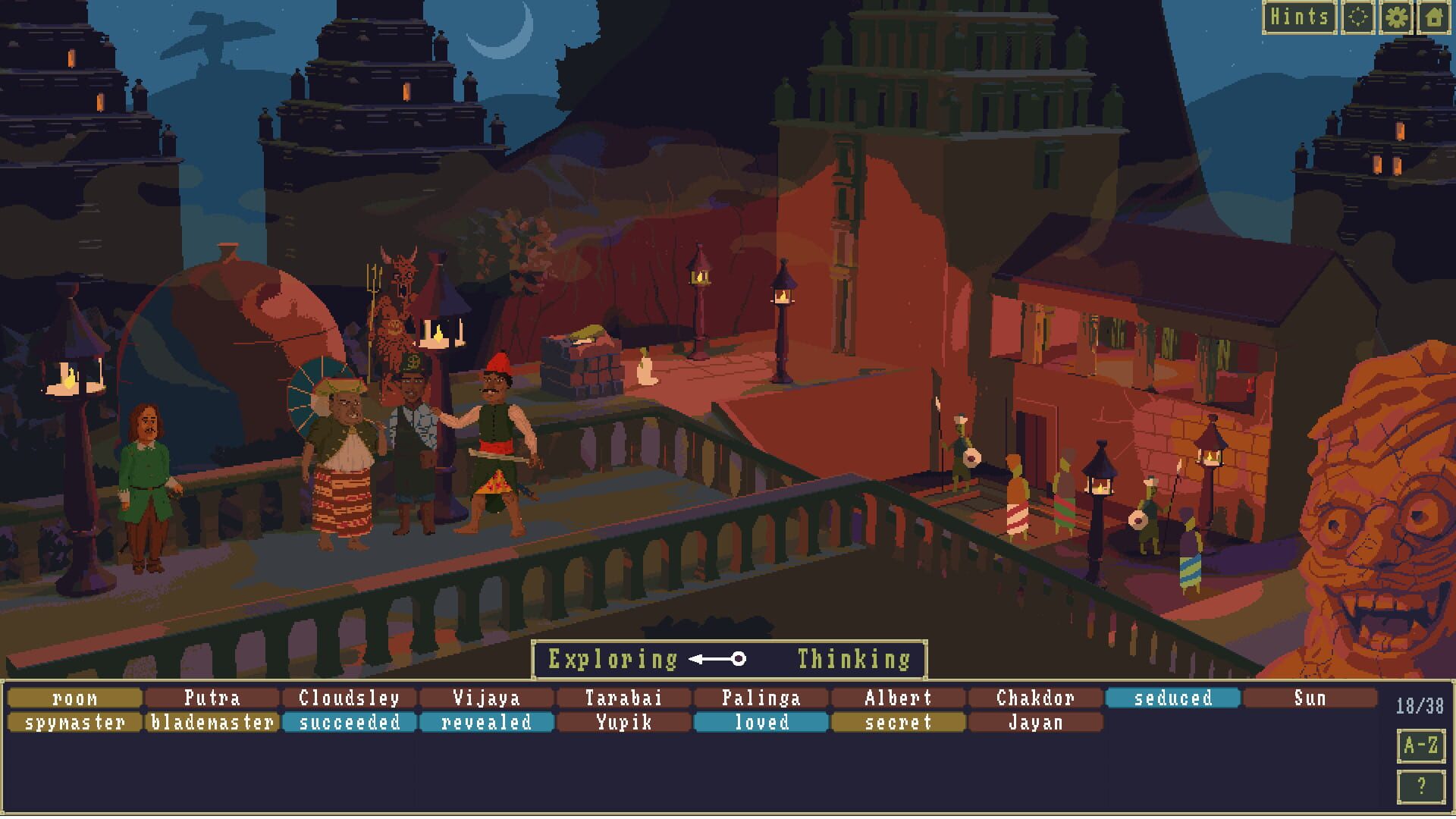 Screenshot for Golden Idol Mysteries: The Spider of Lanka
