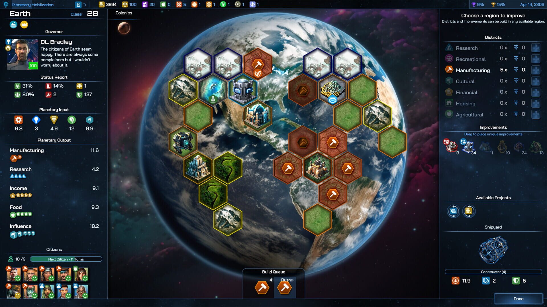 Screenshot for Galactic Civilizations IV: Supernova