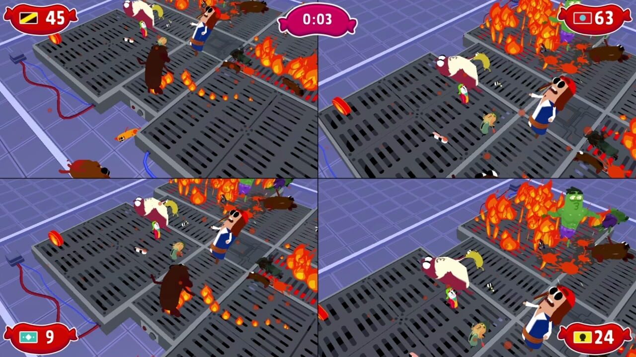 Screenshot for Sausage Wars: Burning Death