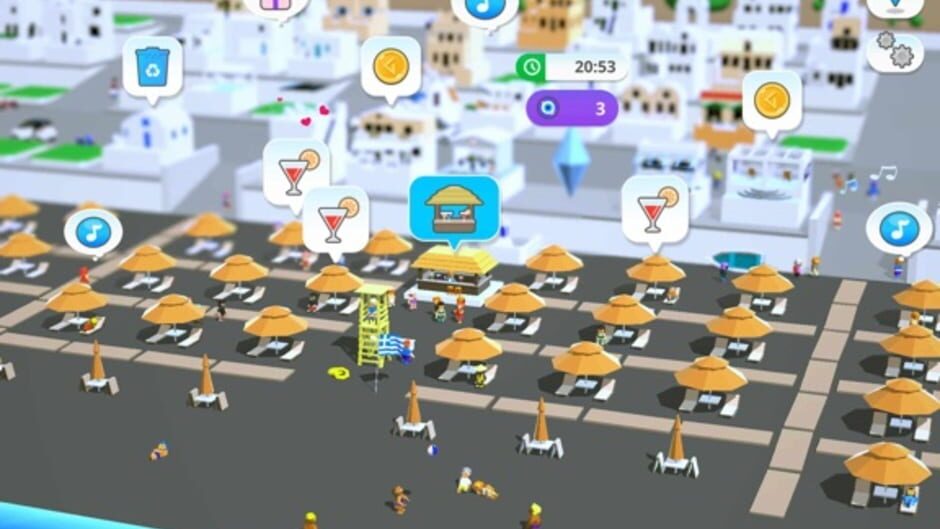 Screenshot for Santorini: Pocket Game