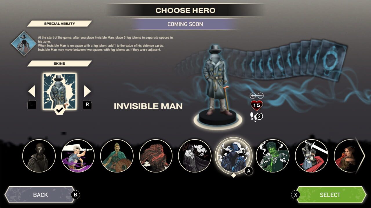Screenshot for Unmatched: Digital Edition - Invisible Man