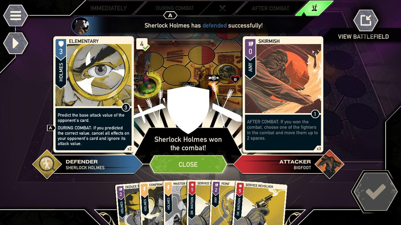 Screenshot for Unmatched: Digital Edition - Sherlock Holmes