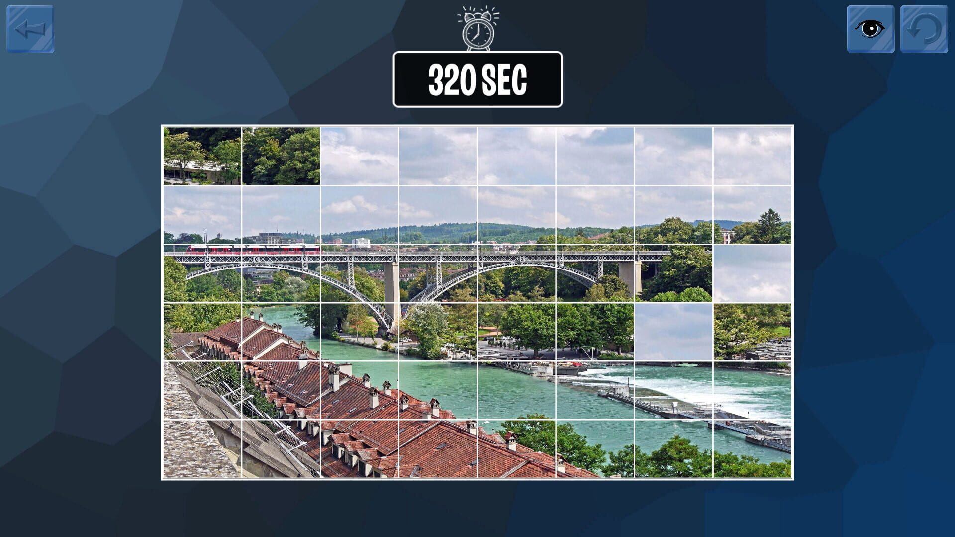Screenshot for Easy puzzle: Bridges