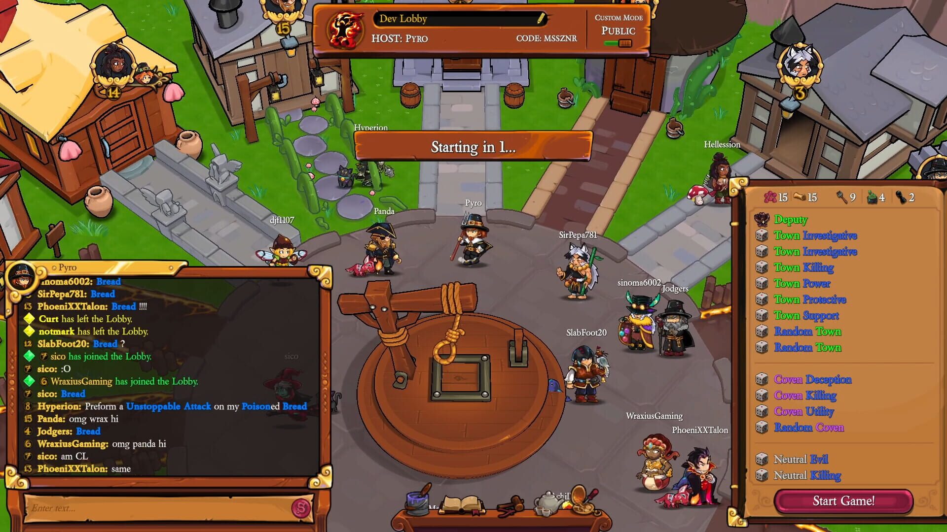 Screenshot for Town of Salem 2