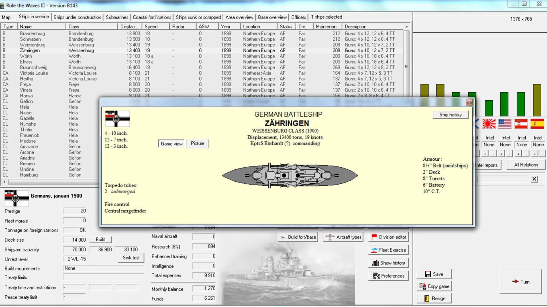 Screenshot for Rule the Waves 3