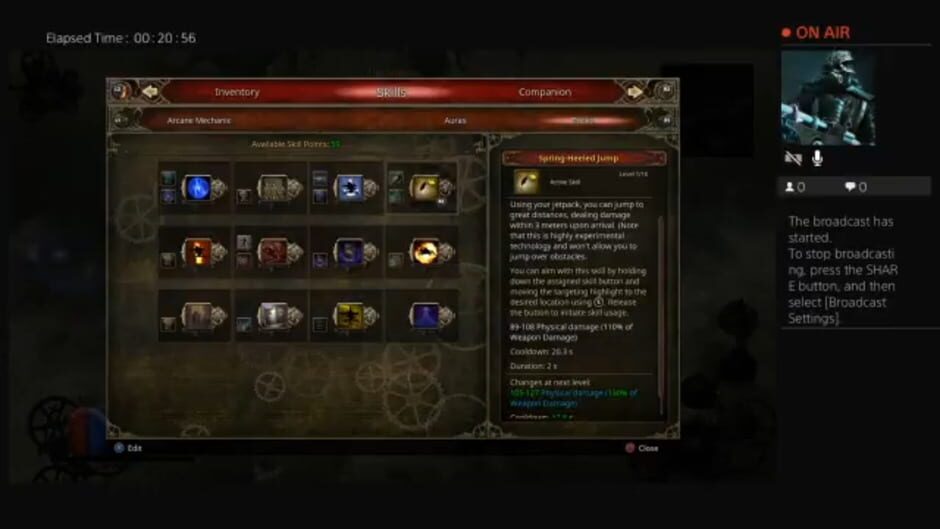 Screenshot for The Incredible Adventures of Van Helsing: Arcane Mechanic