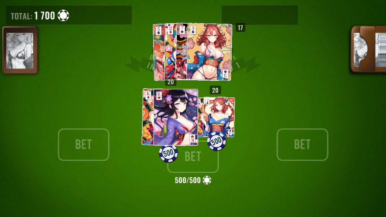 Screenshot for BlackJack Waifu Tour