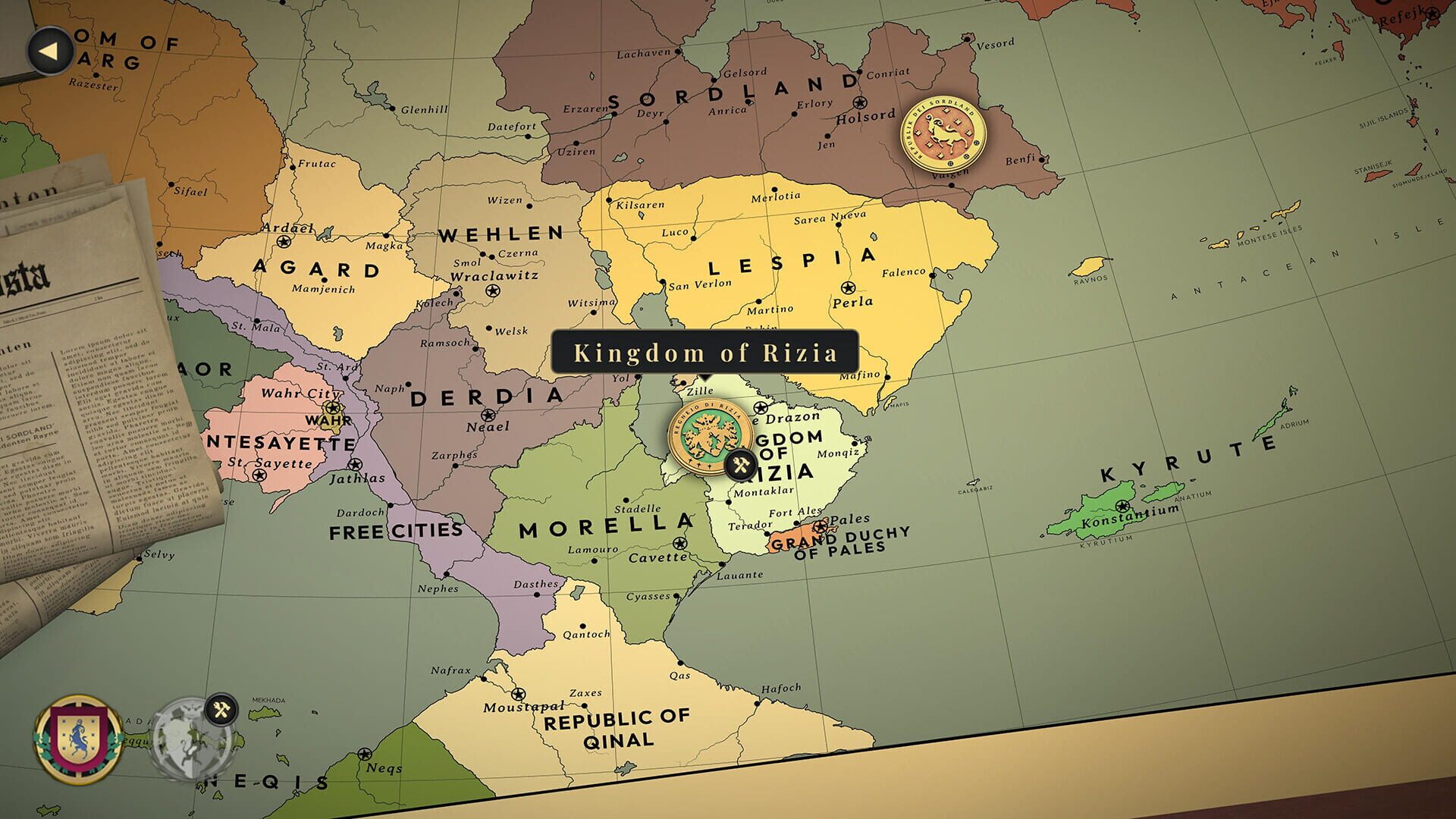 Screenshot for Suzerain: Kingdom of Rizia