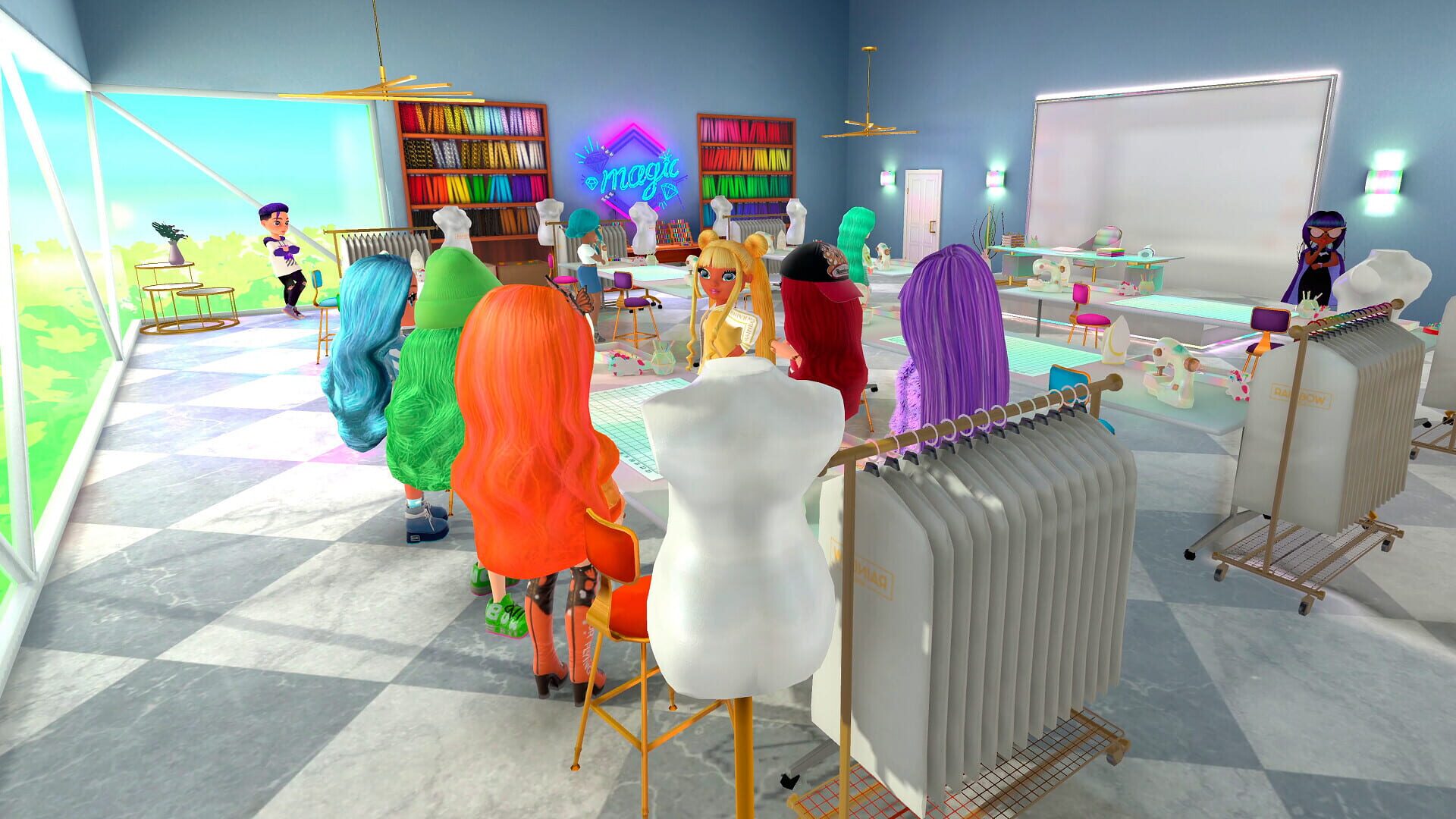 Screenshot for Rainbow High: Runway Rush