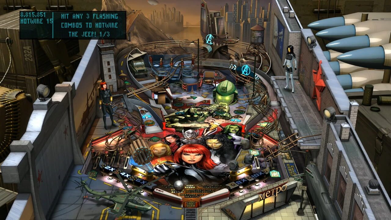 Screenshot for Pinball FX2: Marvel's Women of Power