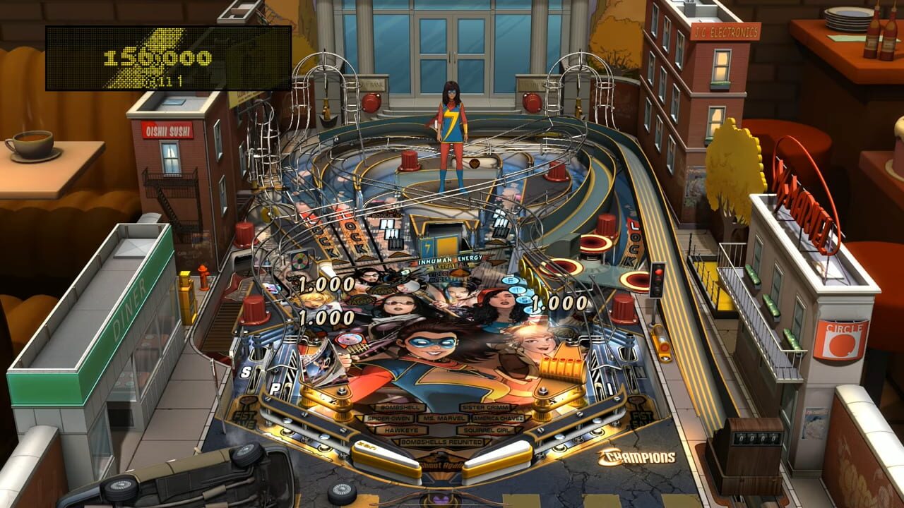 Screenshot for Pinball FX2: Marvel's Women of Power
