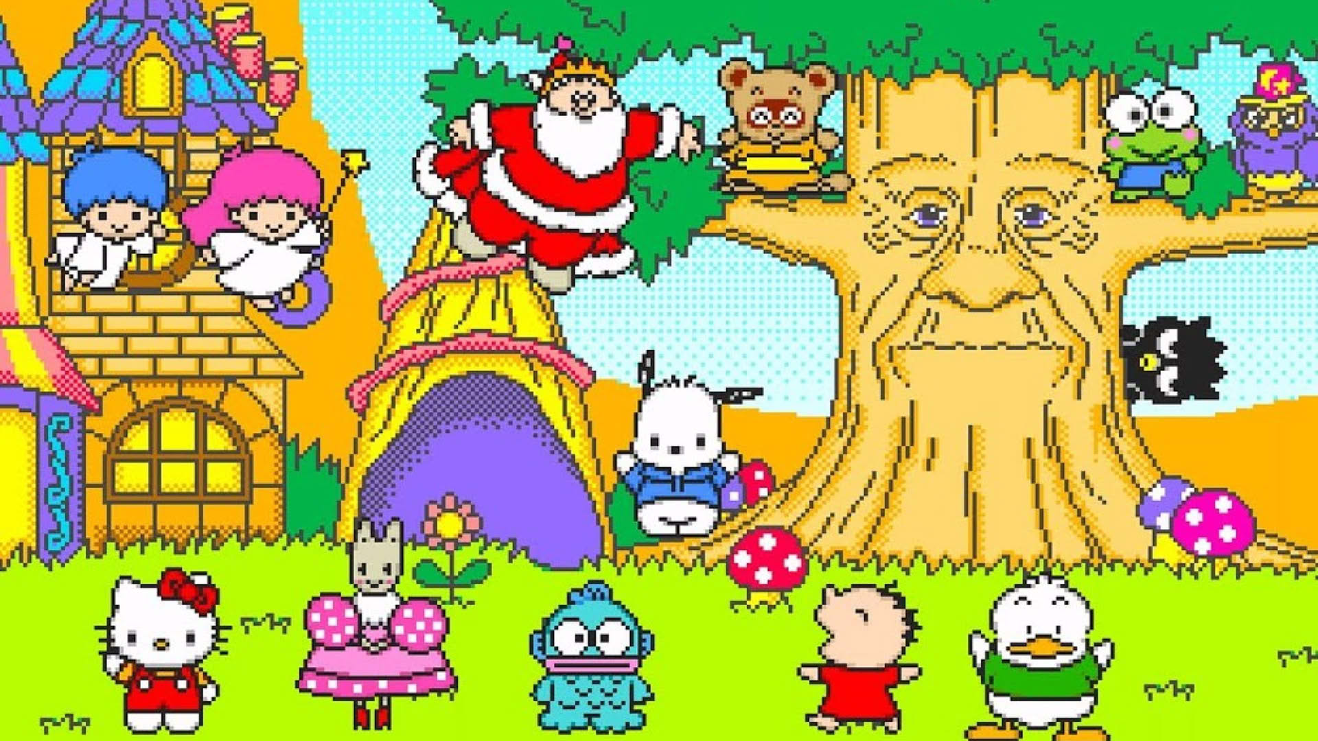 Screenshot for Ai to Yume no Kuni Sanrio Puroland Asobinagara Oboeyou! Hiragana Katakana