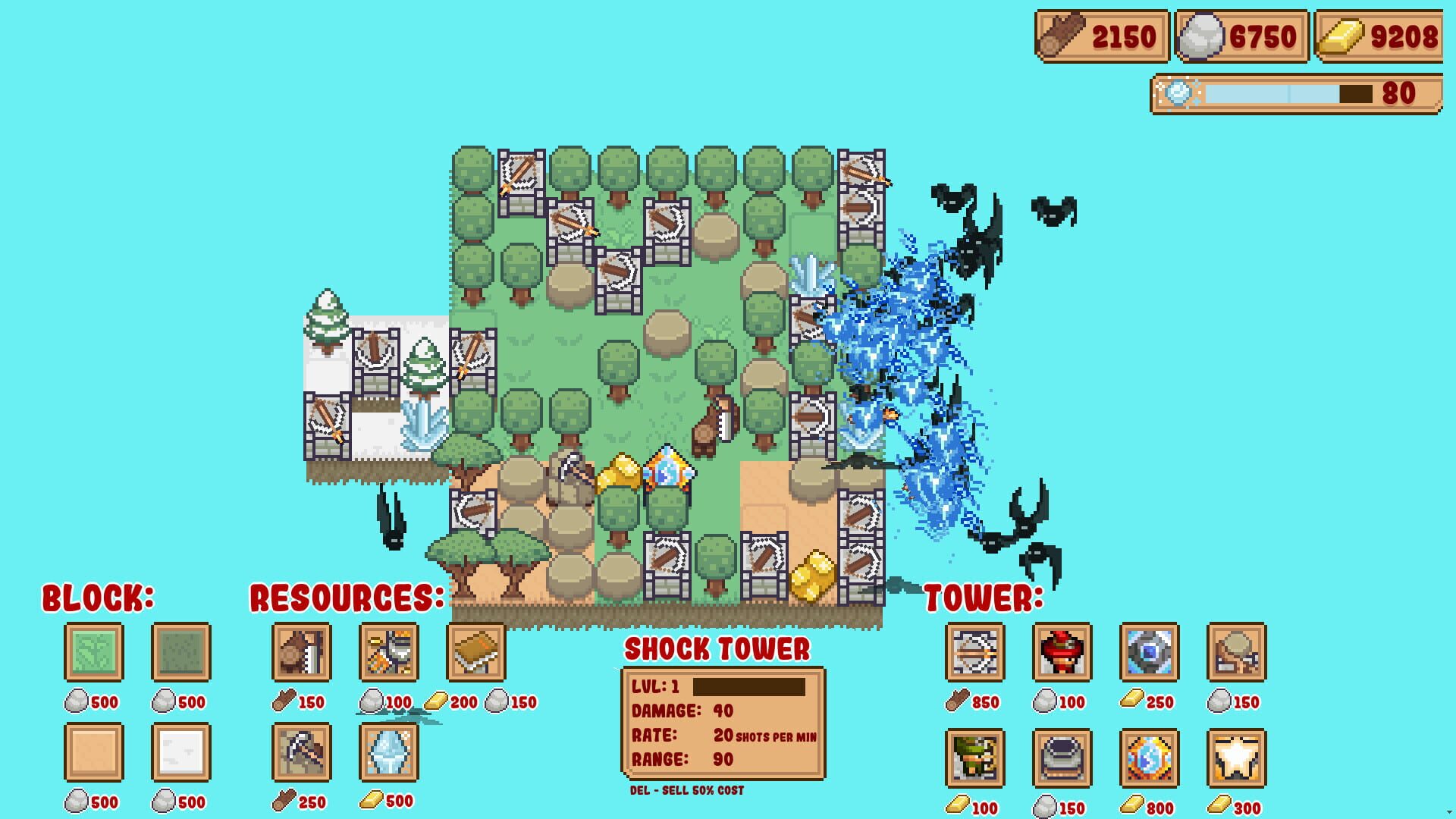 Screenshot for Block Tower TD