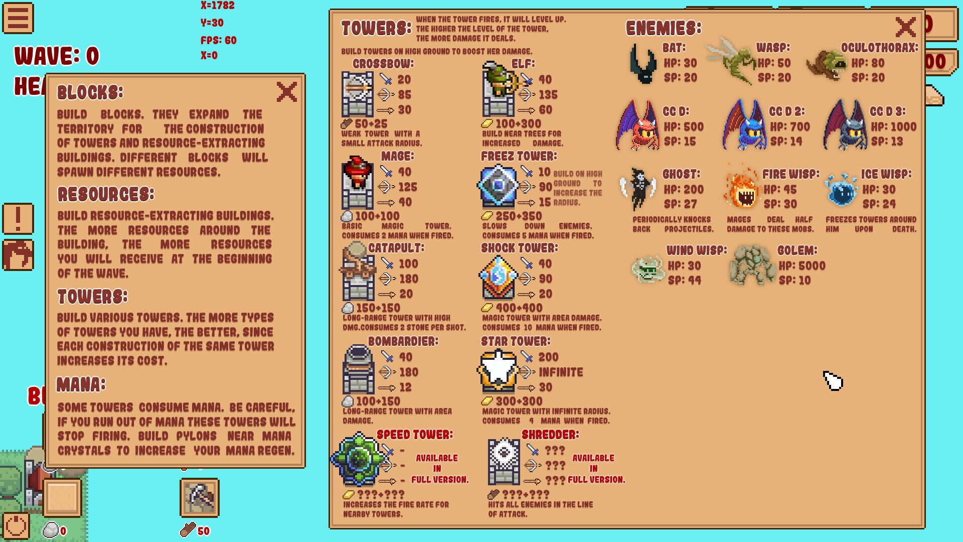 Screenshot for Block Tower TD