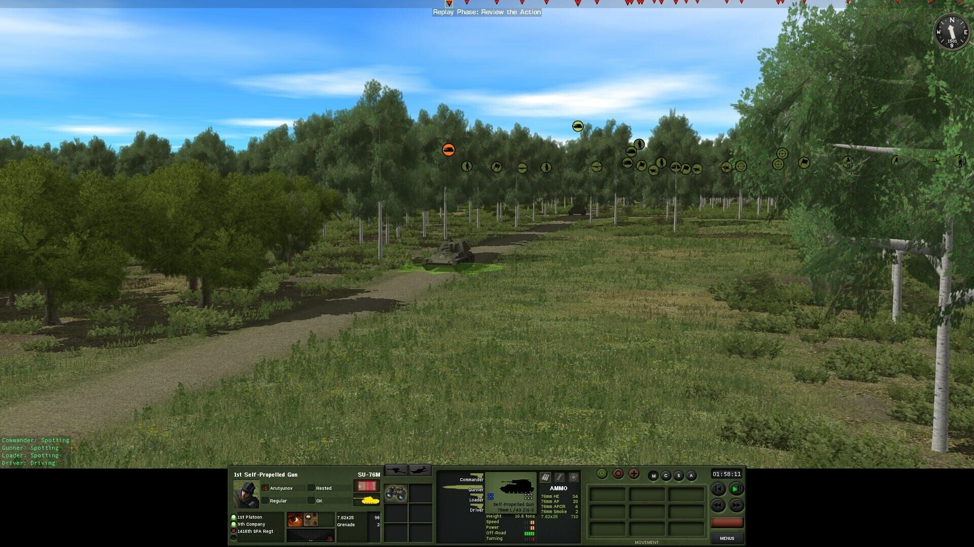 Screenshot for Combat Mission: Red Thunder