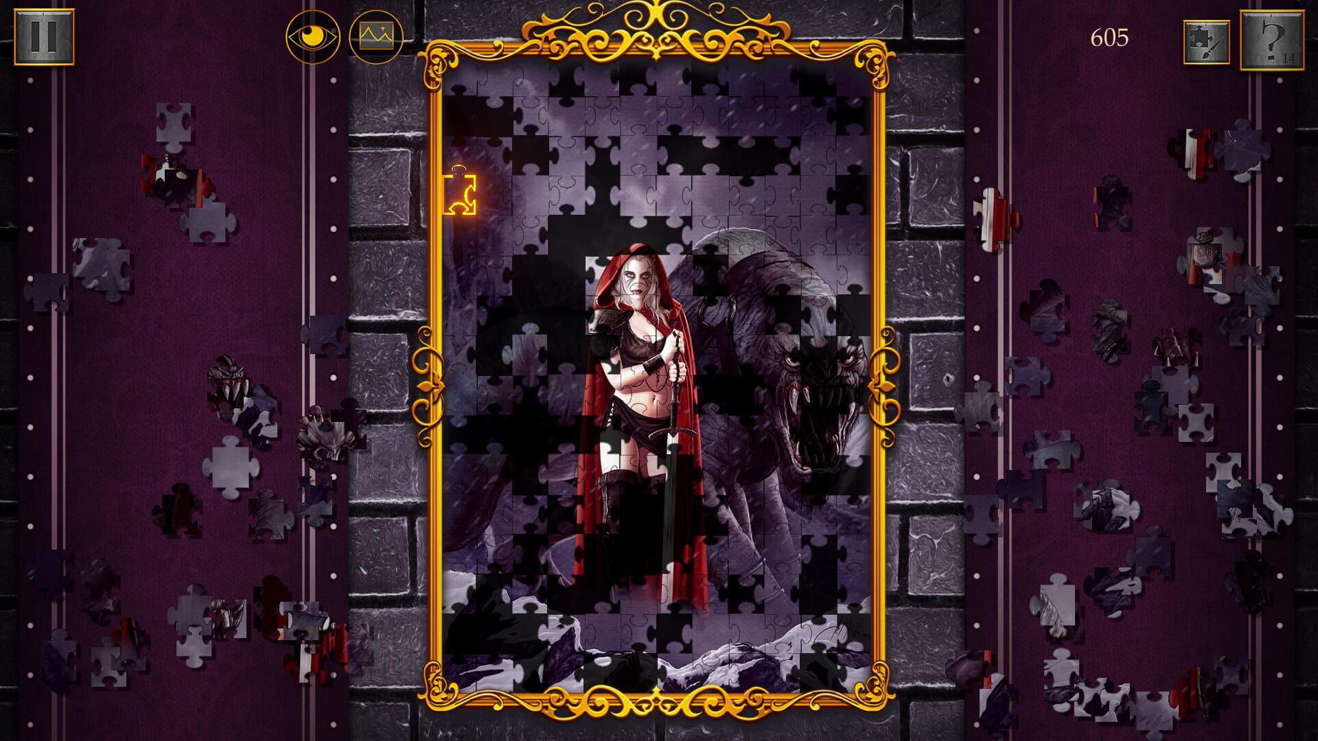 Screenshot for Dark Fantasy: Epic Jigsaw Puzzle