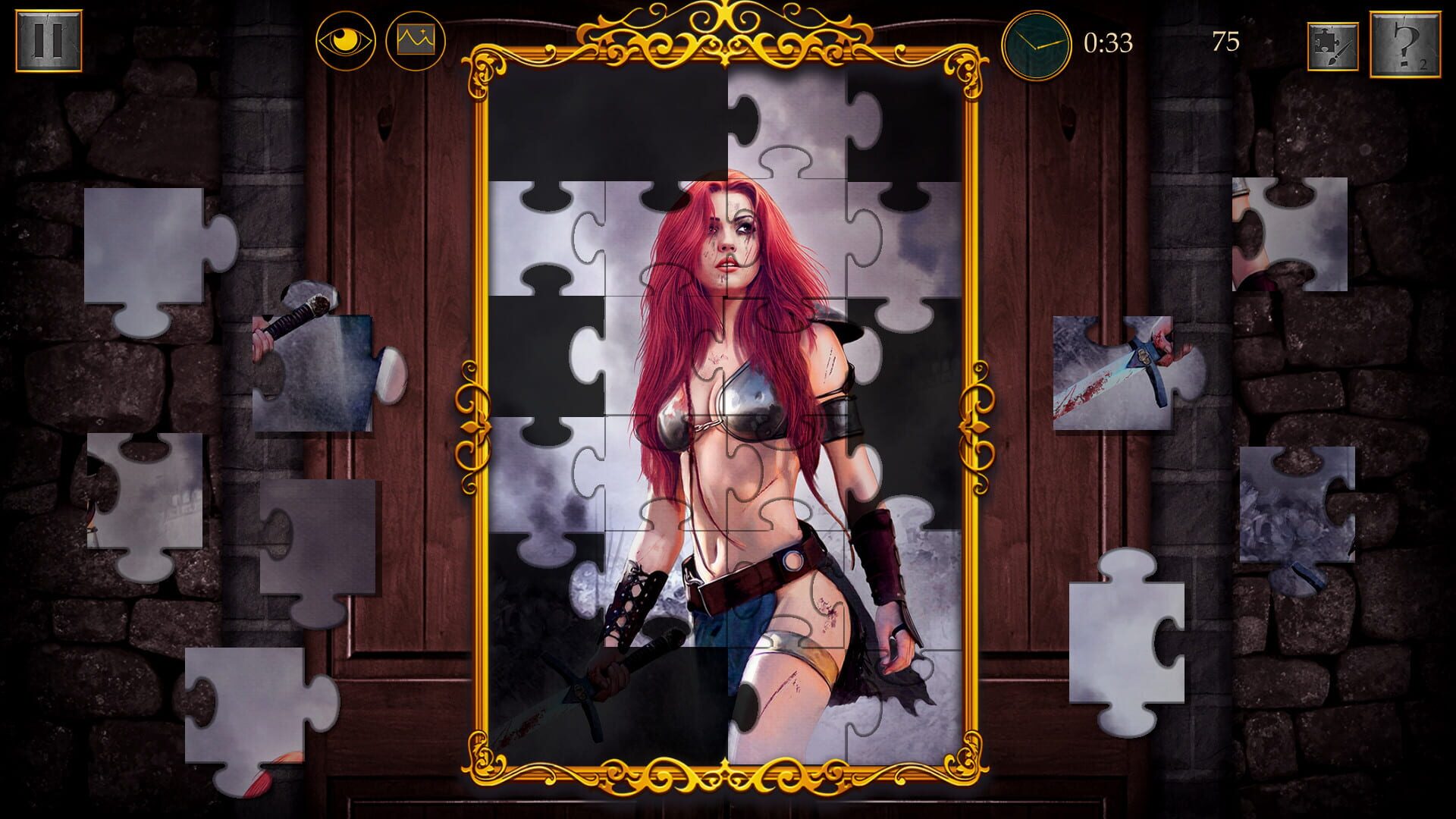 Screenshot for Dark Fantasy: Epic Jigsaw Puzzle