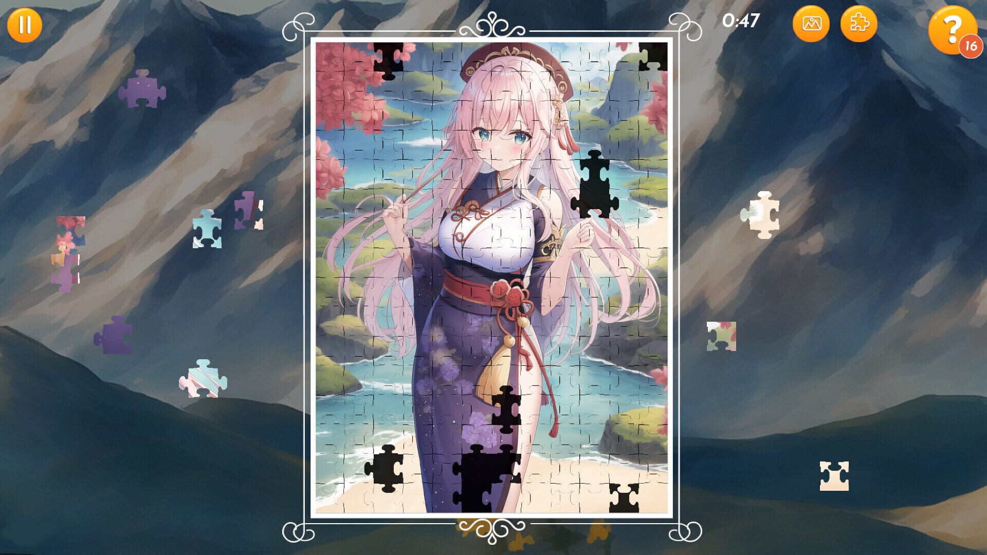 Screenshot for Ultimate Anime Jigsaw Puzzle