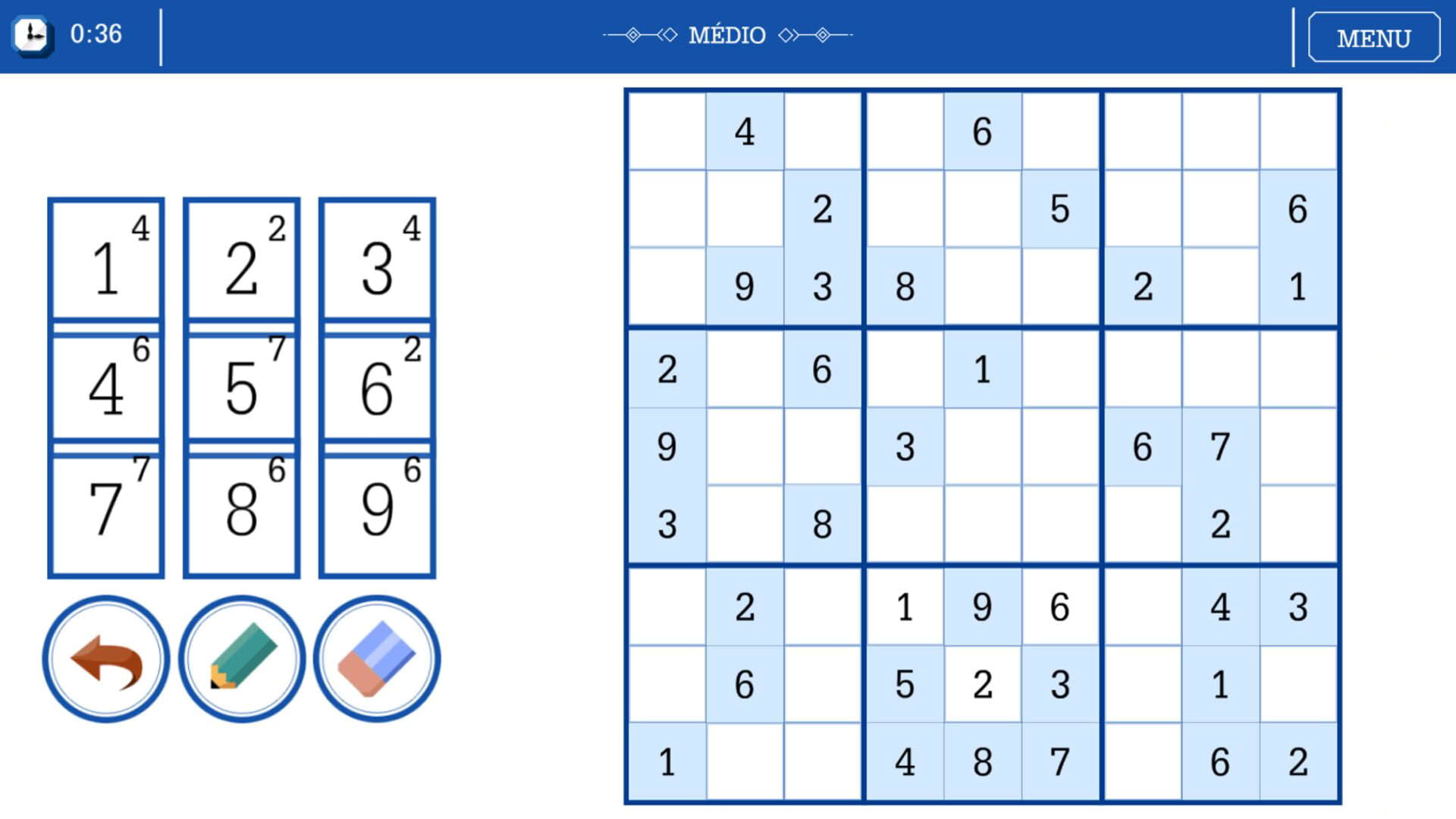 Screenshot for Sudoku: O Globo