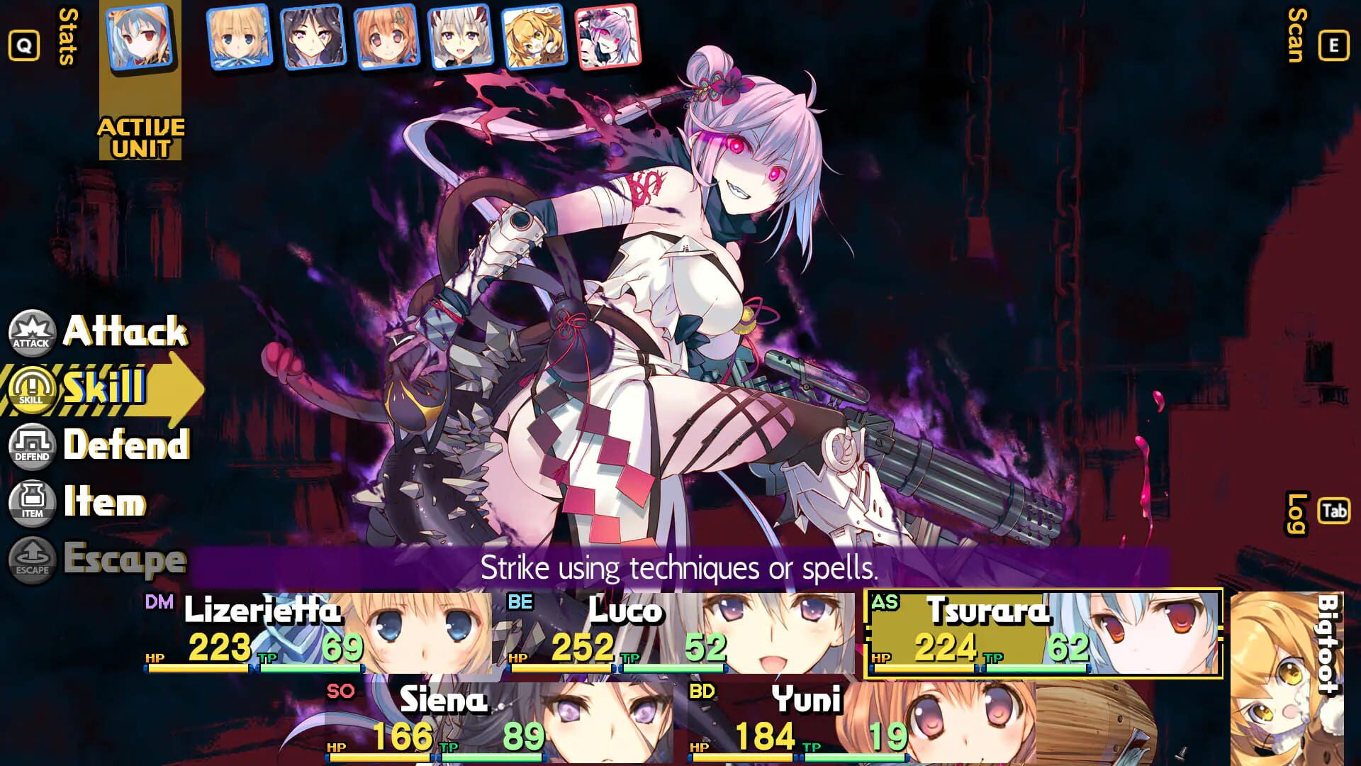 Screenshot for Dungeon Travelers 2-2: The Fallen Maidens & the Book of Beginnings