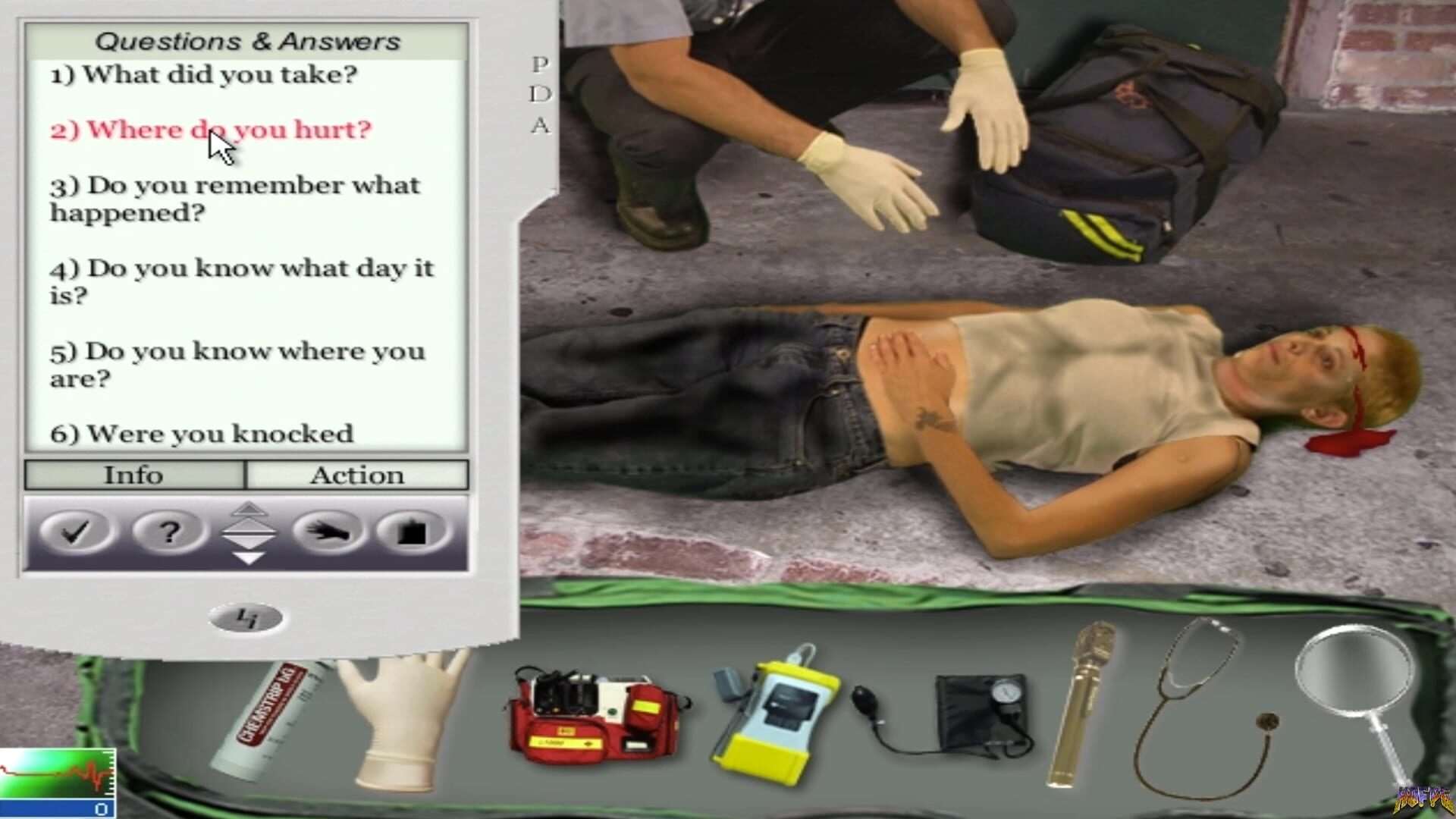 Screenshot for 911 Paramedic