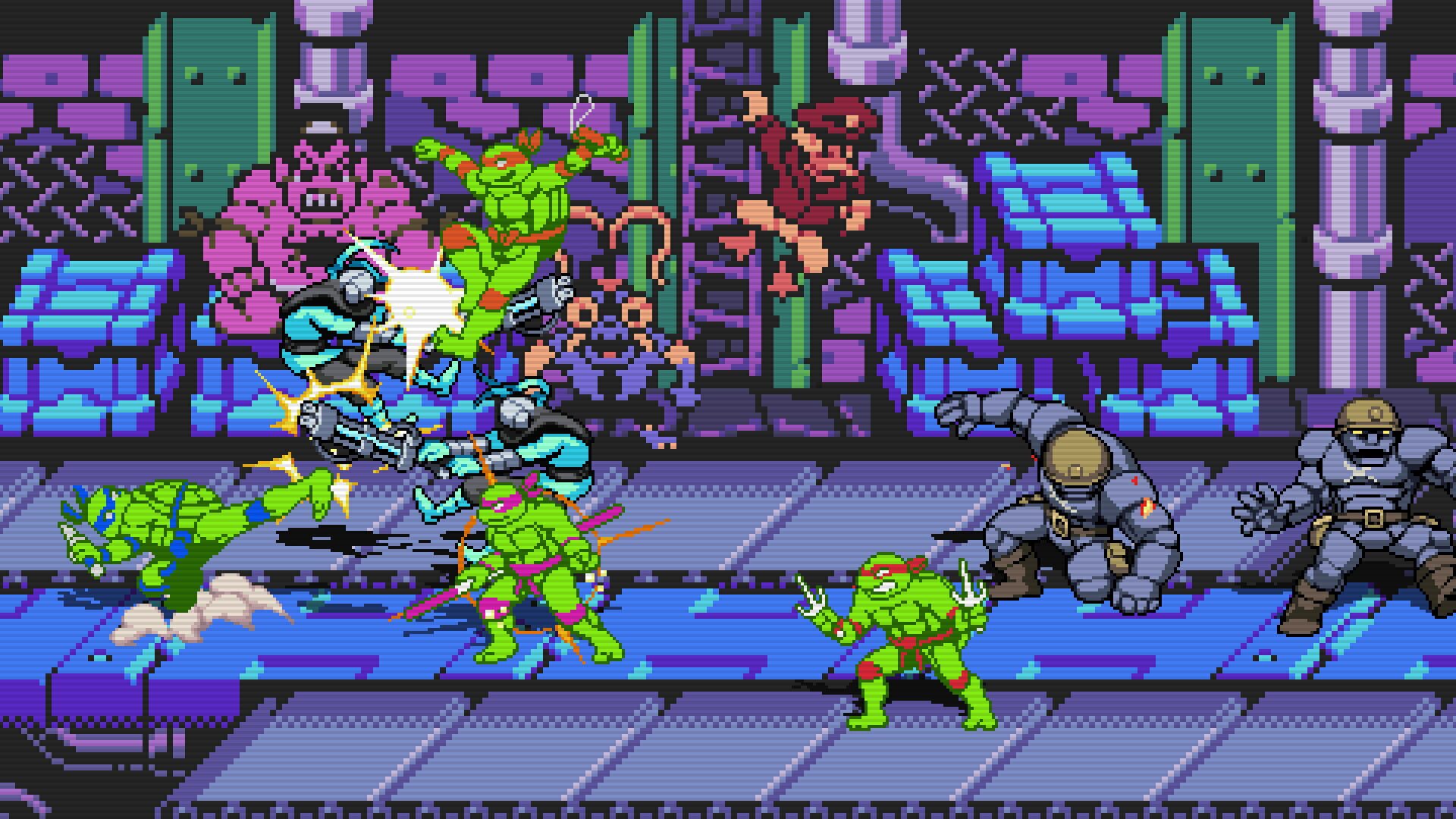 Screenshot for Teenage Mutant Ninja Turtles: Shredder's Revenge - Dimension Shellshock