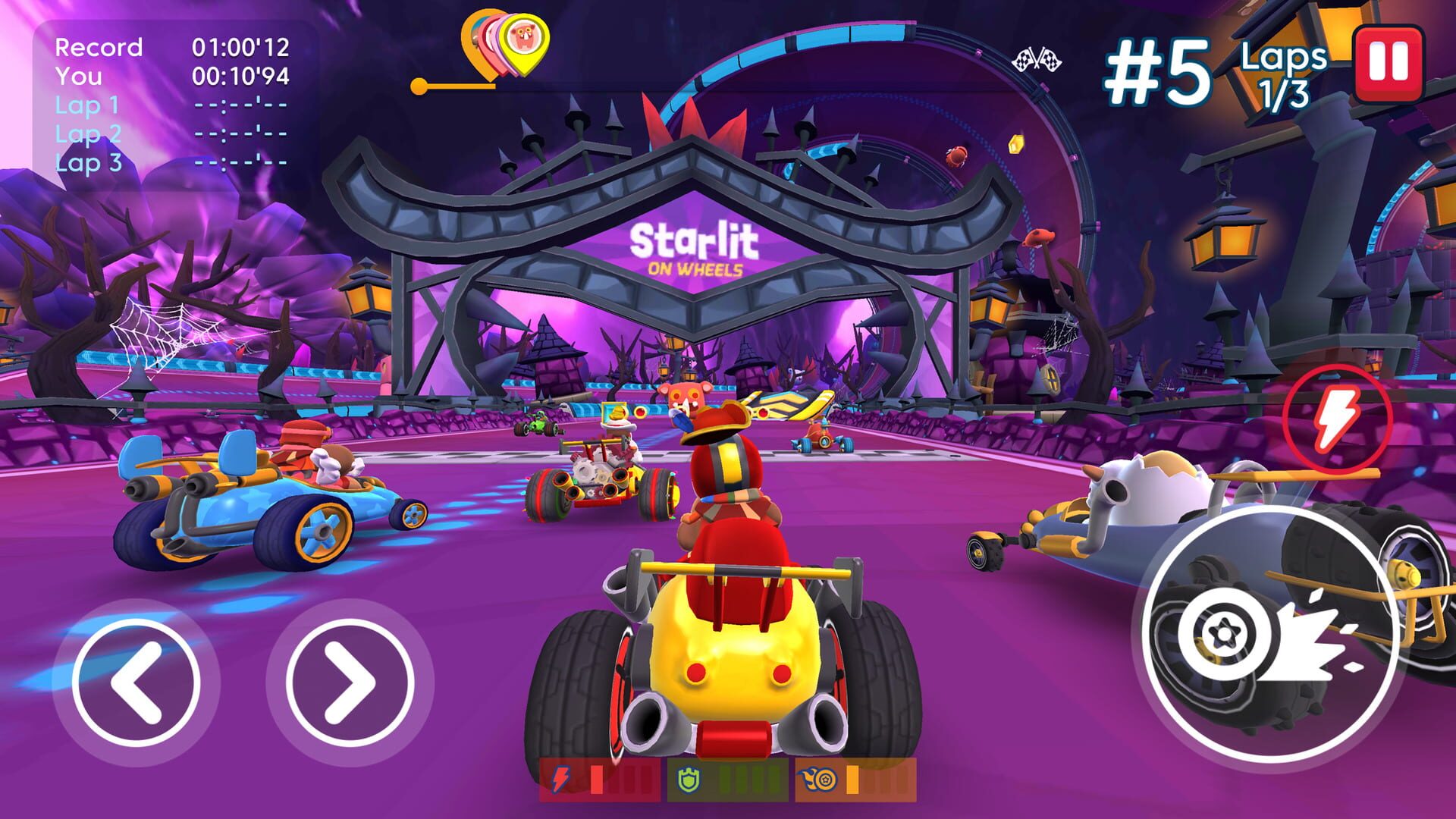 Screenshot for Starlit On Wheels: Super Kart