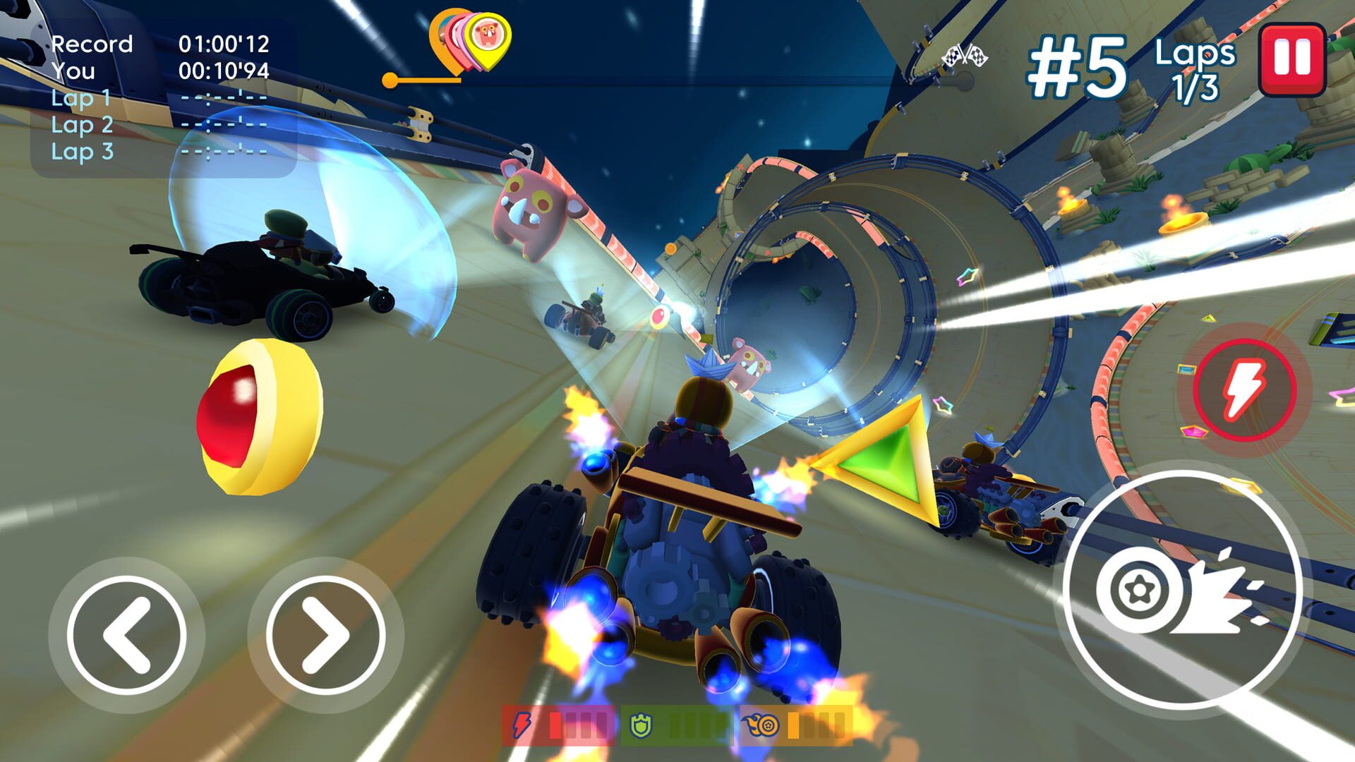 Screenshot for Starlit On Wheels: Super Kart
