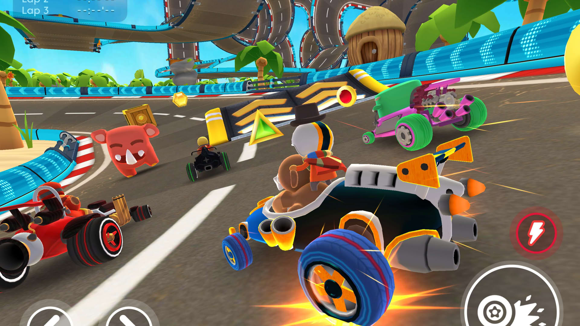 Screenshot for Starlit On Wheels: Super Kart
