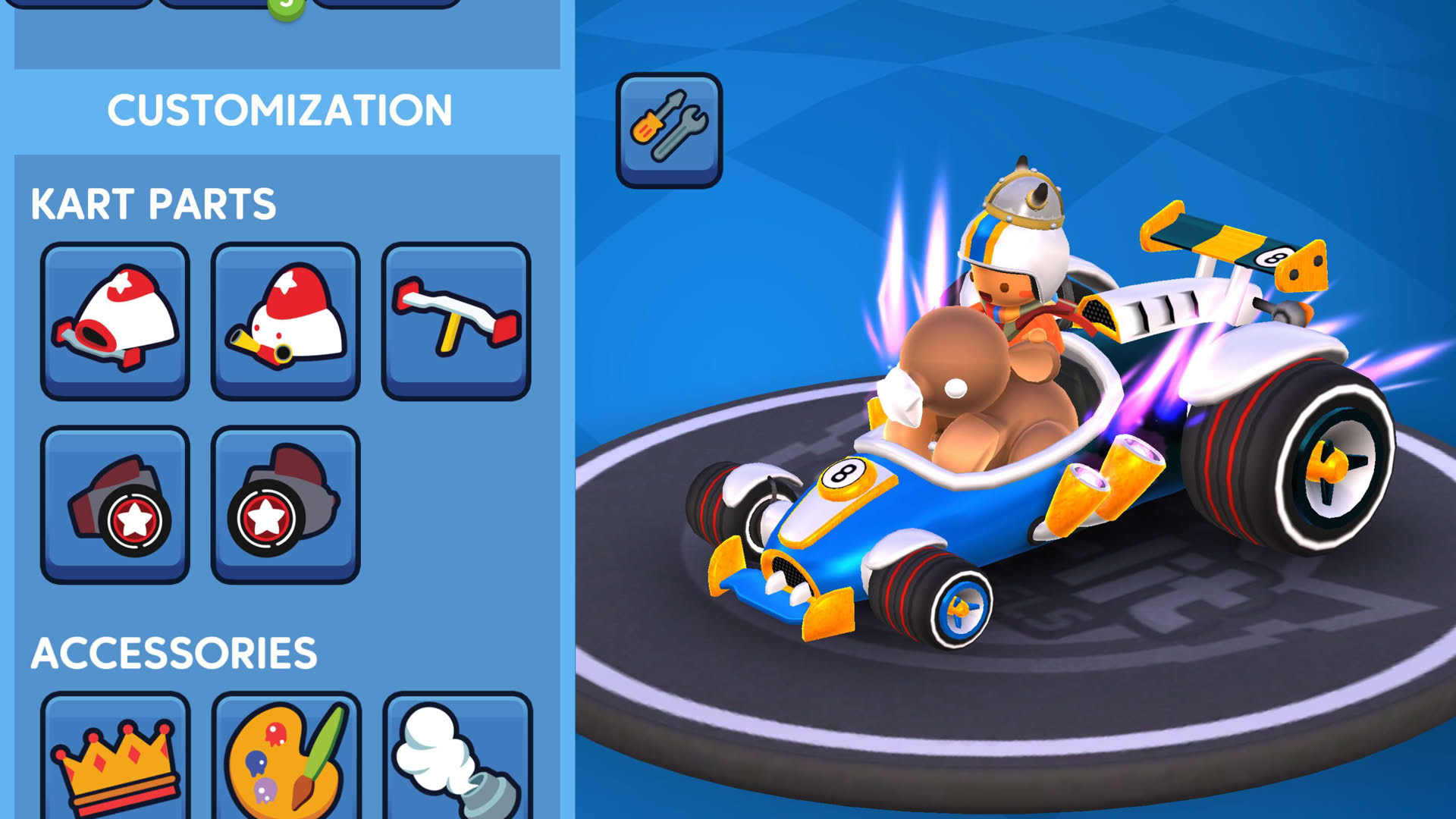 Screenshot for Starlit On Wheels: Super Kart
