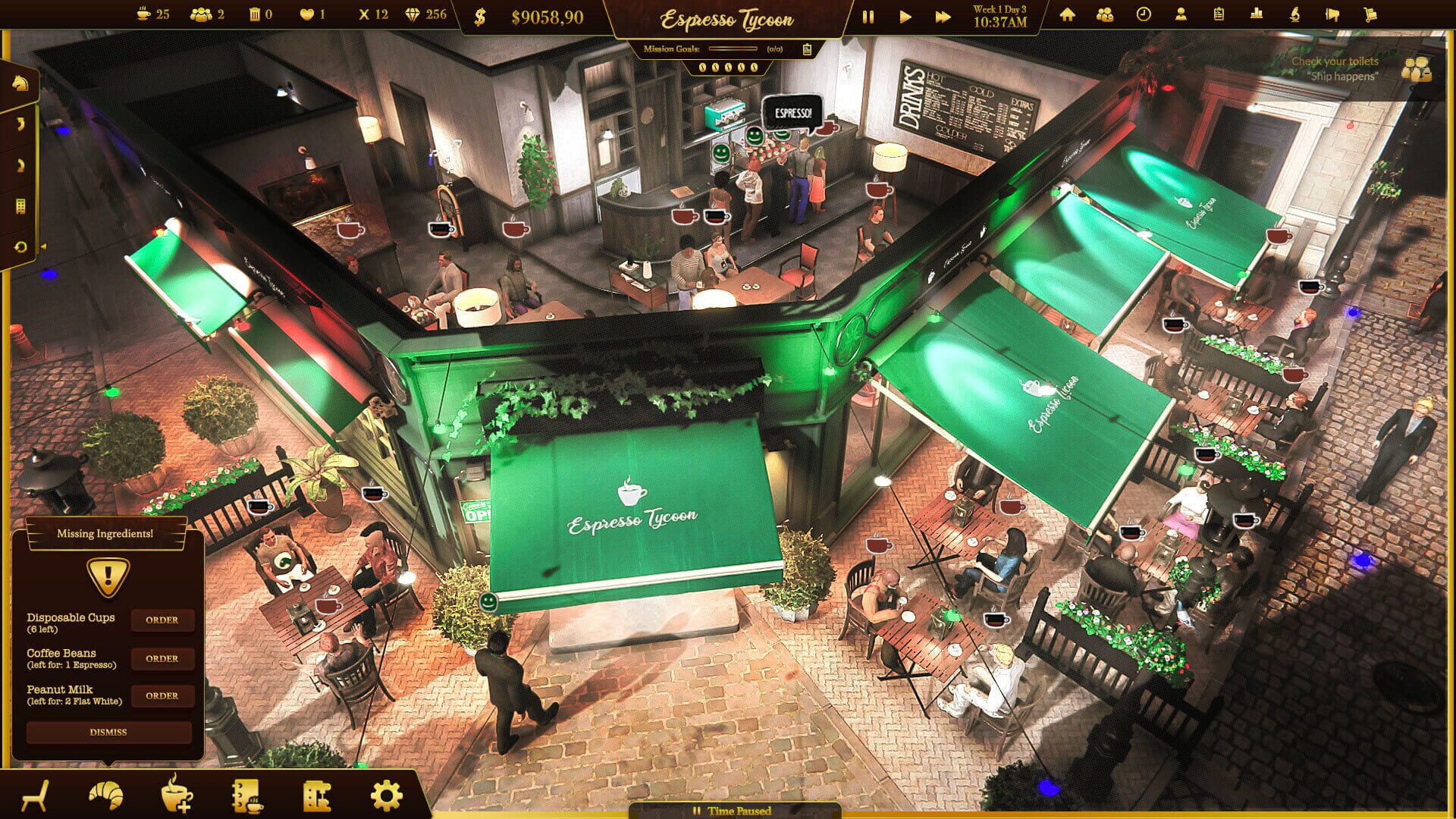 Screenshot for Espresso Tycoon