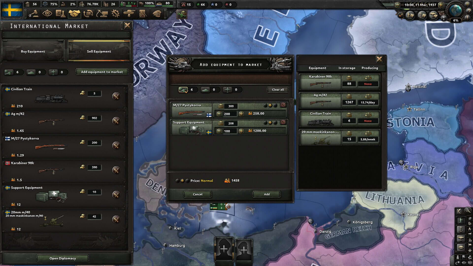 Screenshot for Hearts of Iron IV: Arms Against Tyranny