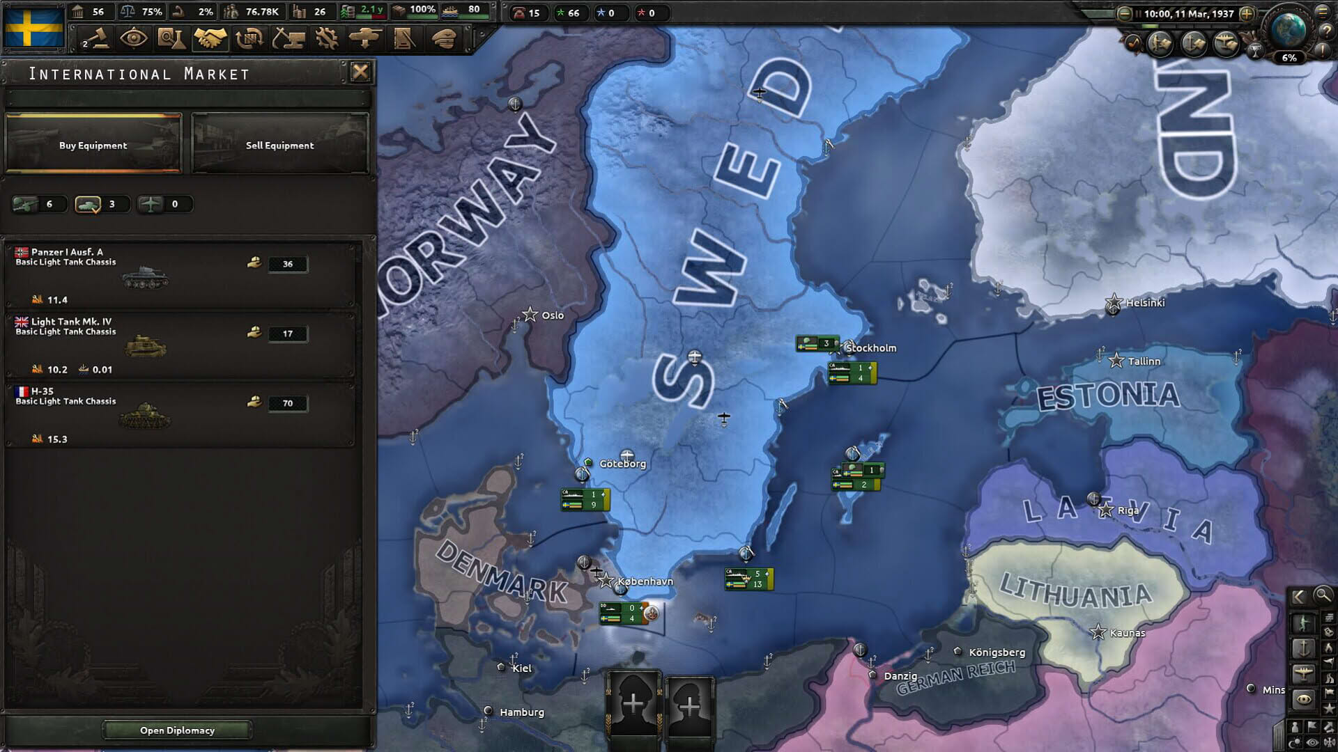 Screenshot for Hearts of Iron IV: Arms Against Tyranny