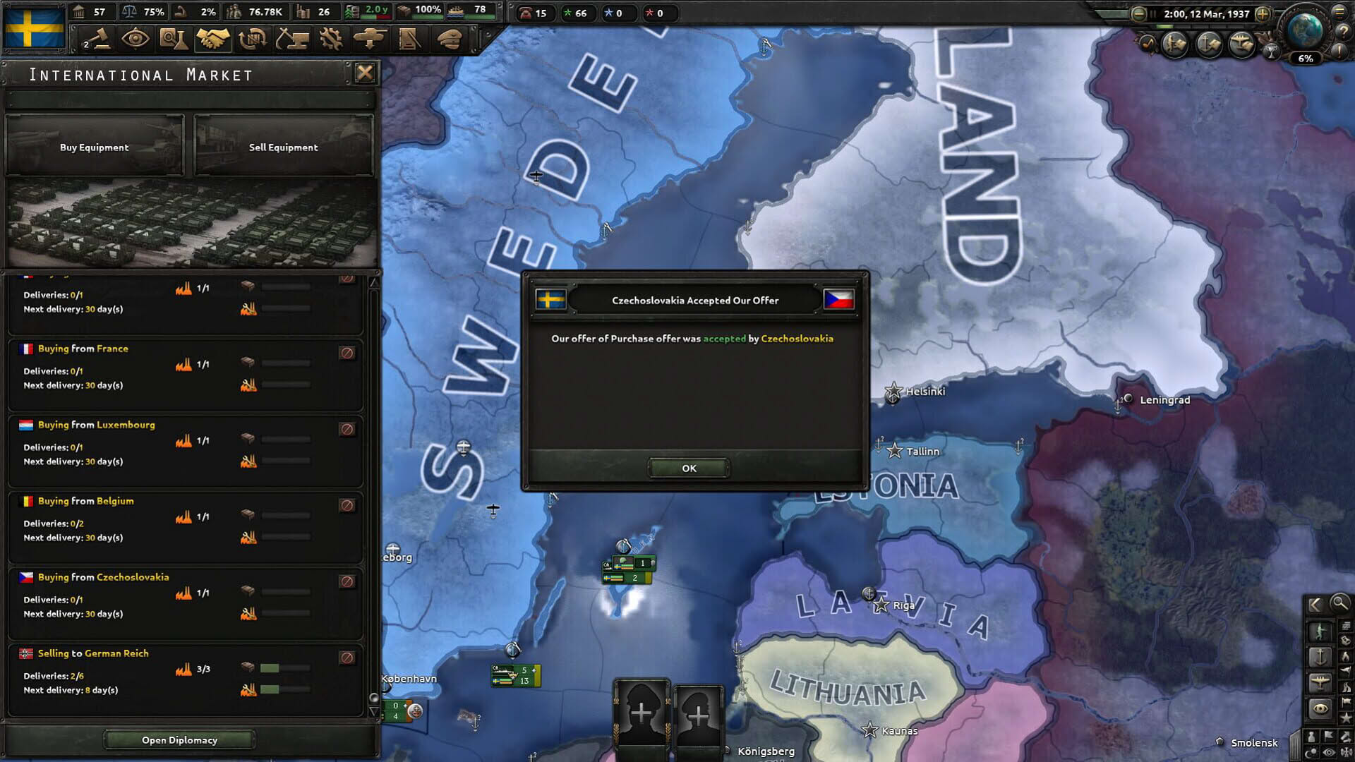 Screenshot for Hearts of Iron IV: Arms Against Tyranny