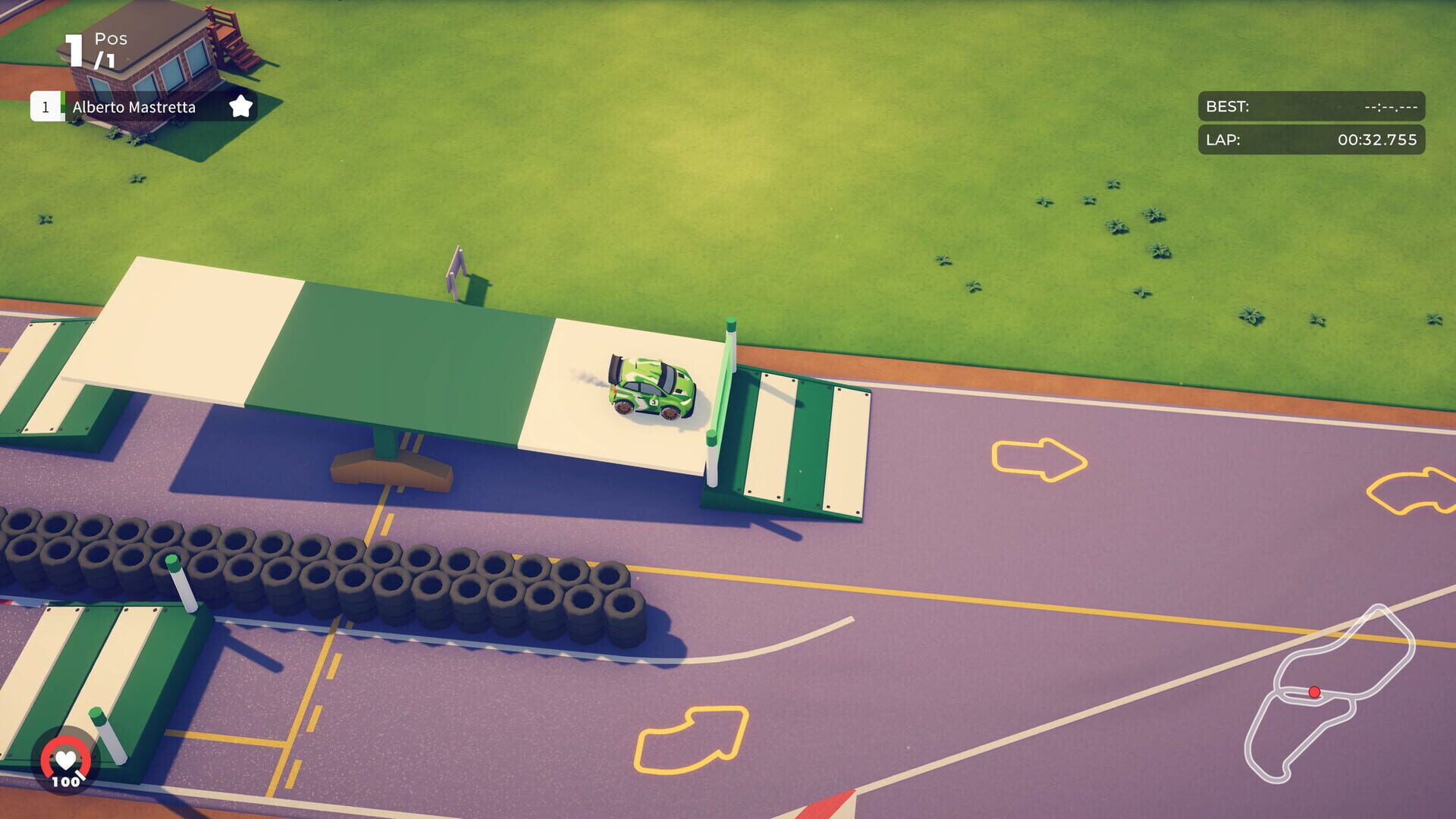 Screenshot for Circuit Superstars DLC: Top Gear - The Stig Challenge