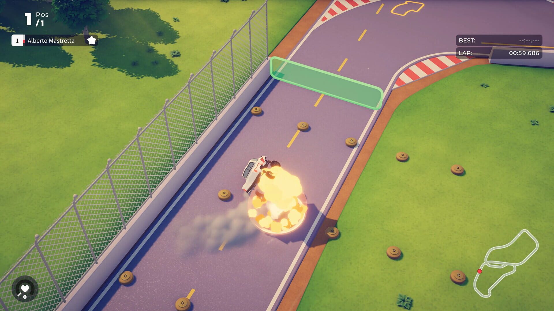 Screenshot for Circuit Superstars DLC: Top Gear - The Stig Challenge
