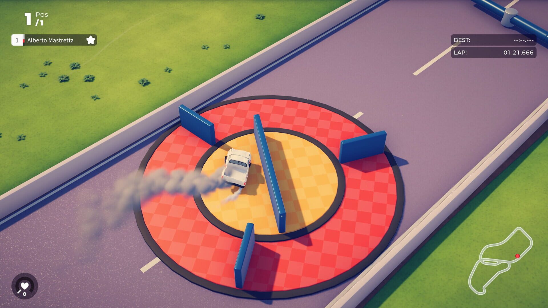 Screenshot for Circuit Superstars DLC: Top Gear - The Stig Challenge