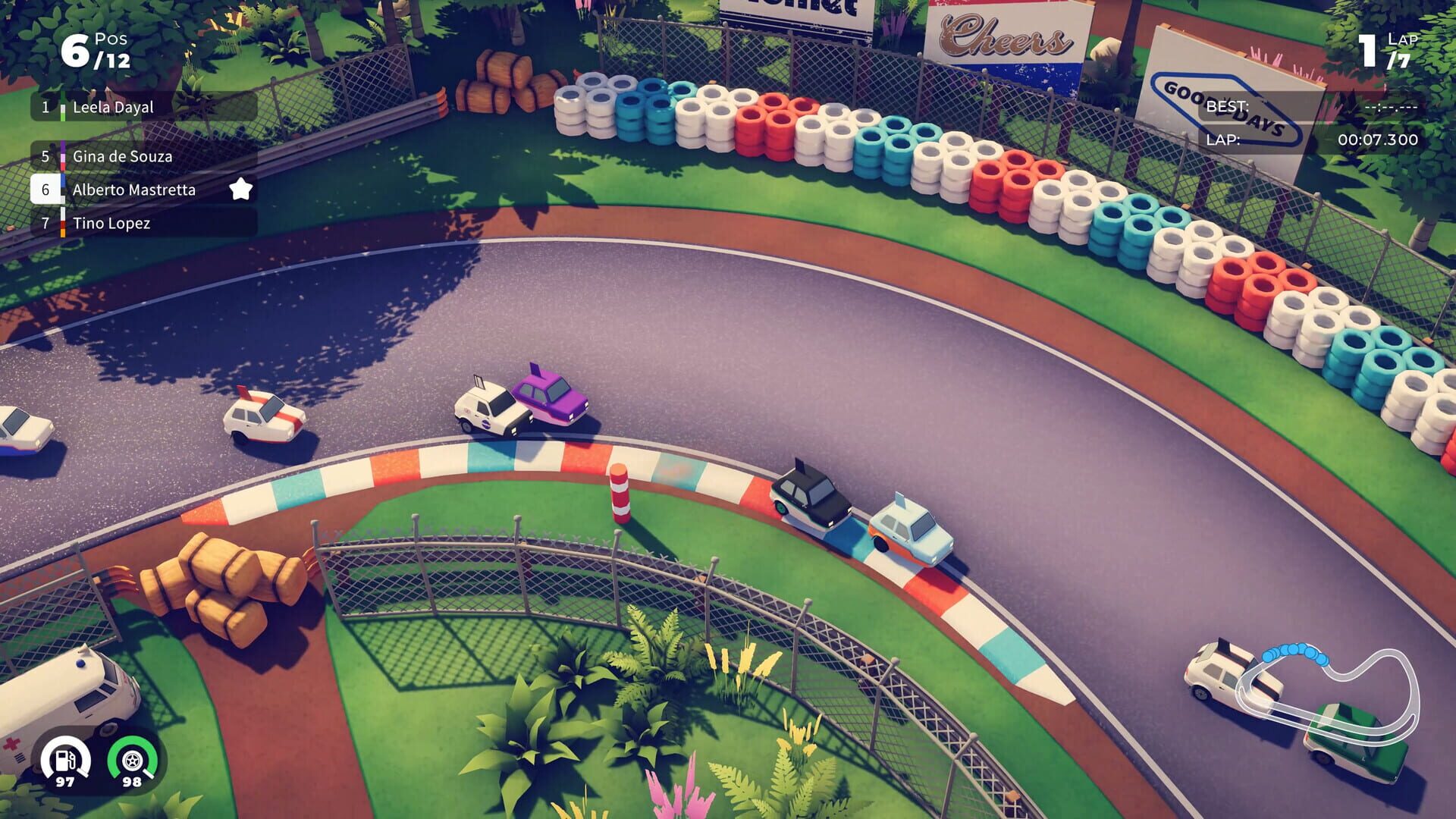 Screenshot for Circuit Superstars DLC: Top Gear - The Stig Challenge