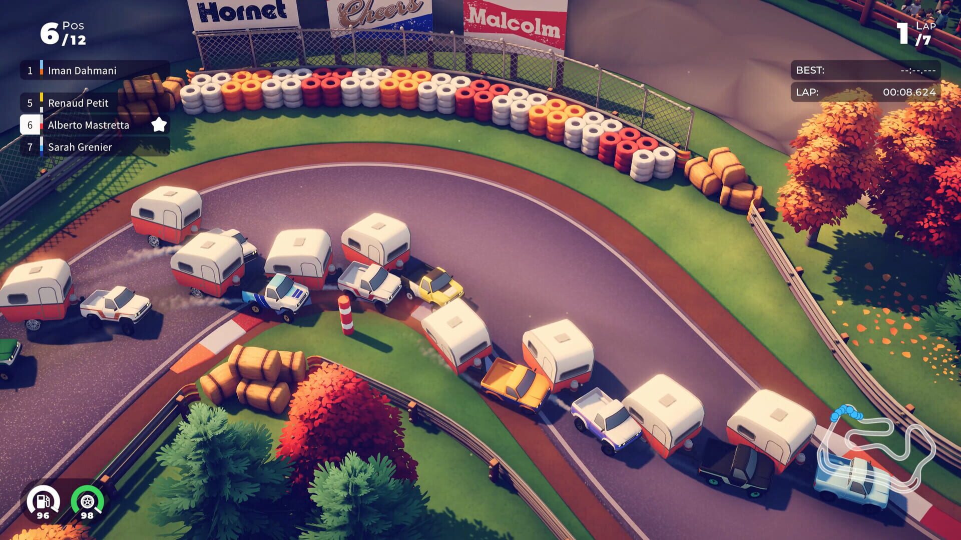Screenshot for Circuit Superstars DLC: Top Gear - The Stig Challenge