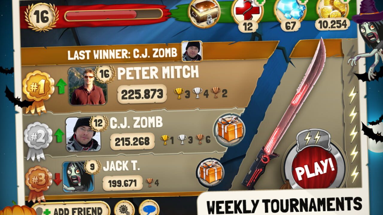 Screenshot for Zombie Swipeout