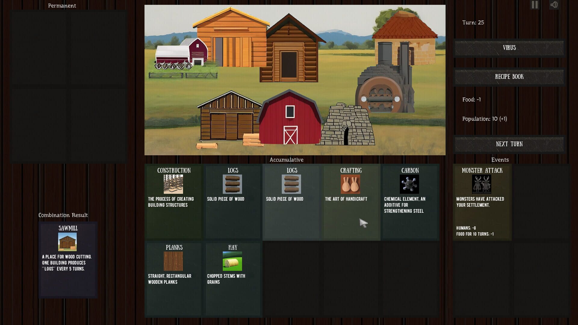 Screenshot for Village & Monsters