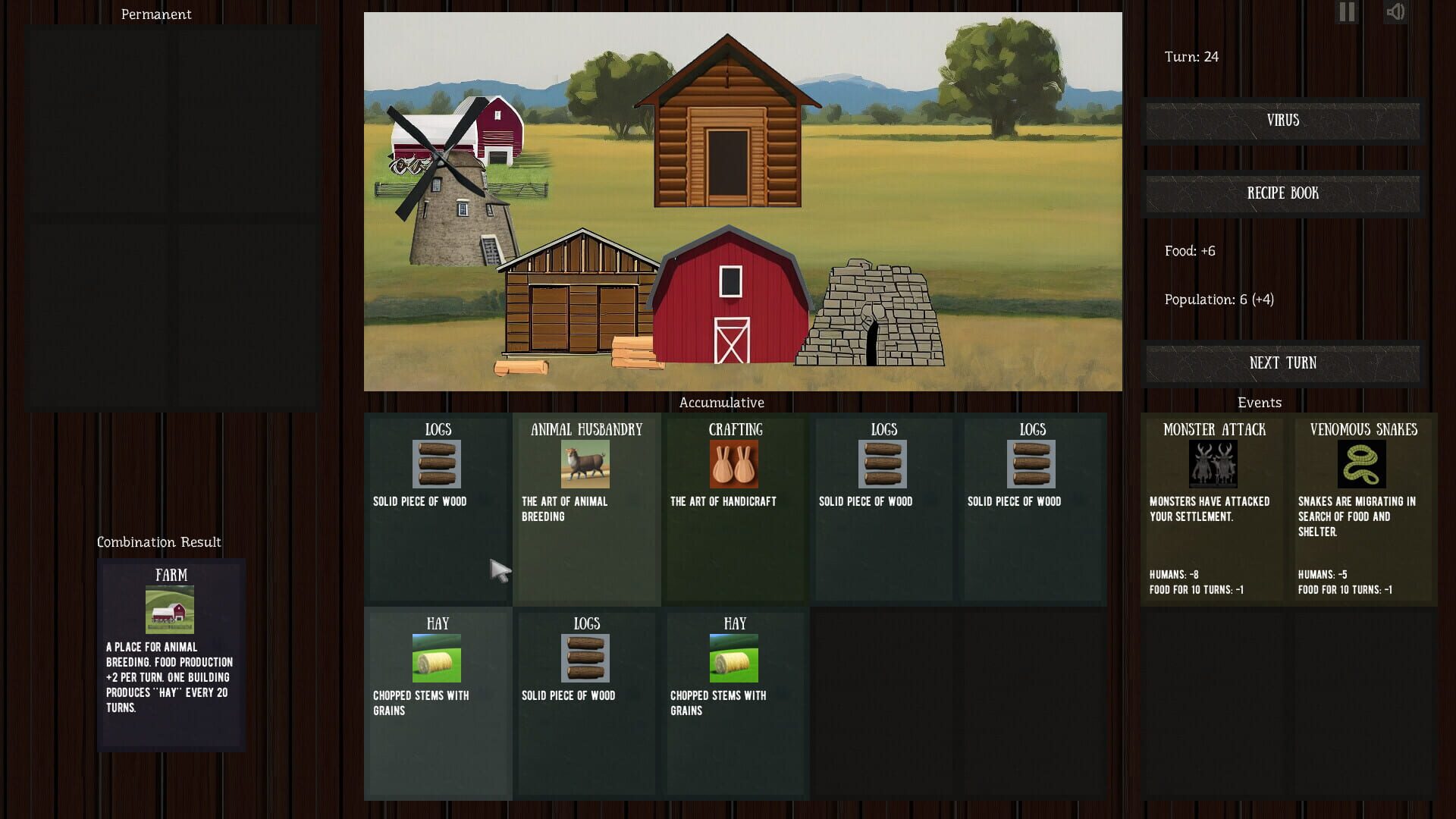 Screenshot for Village & Monsters
